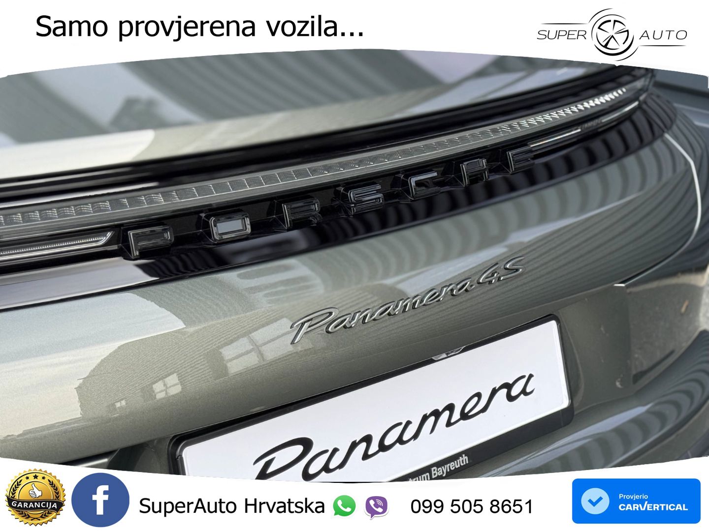Porsche Panamera 4S 2.9 V6 (544 KS) E-Hybrid PDK LED+GR SJED+ACC