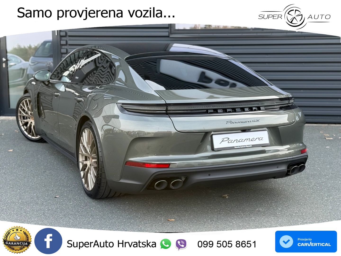 Porsche Panamera 4S 2.9 V6 (544 KS) E-Hybrid PDK LED+GR SJED+ACC