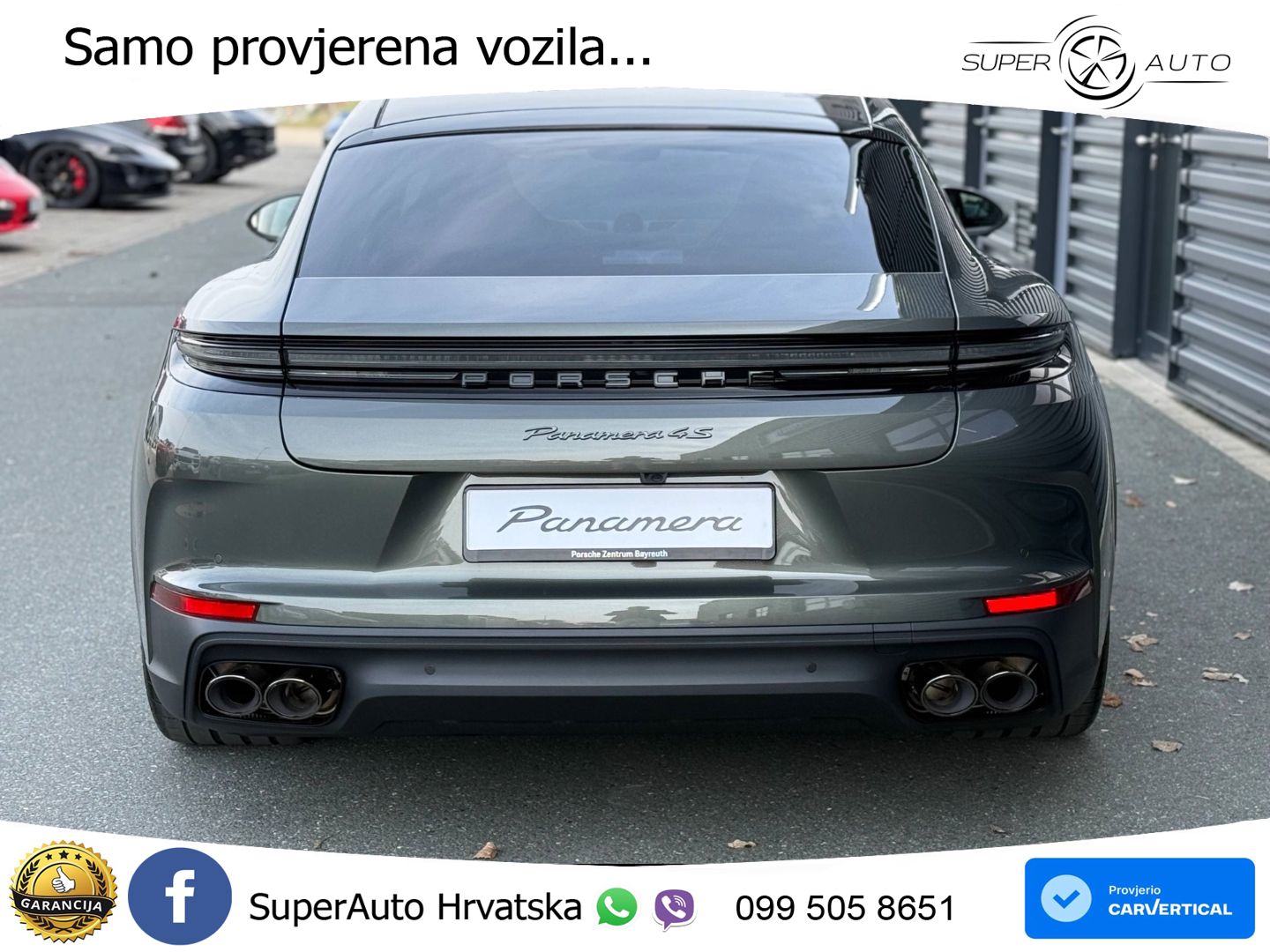 Porsche Panamera 4S 2.9 V6 (544 KS) E-Hybrid PDK LED+GR SJED+ACC