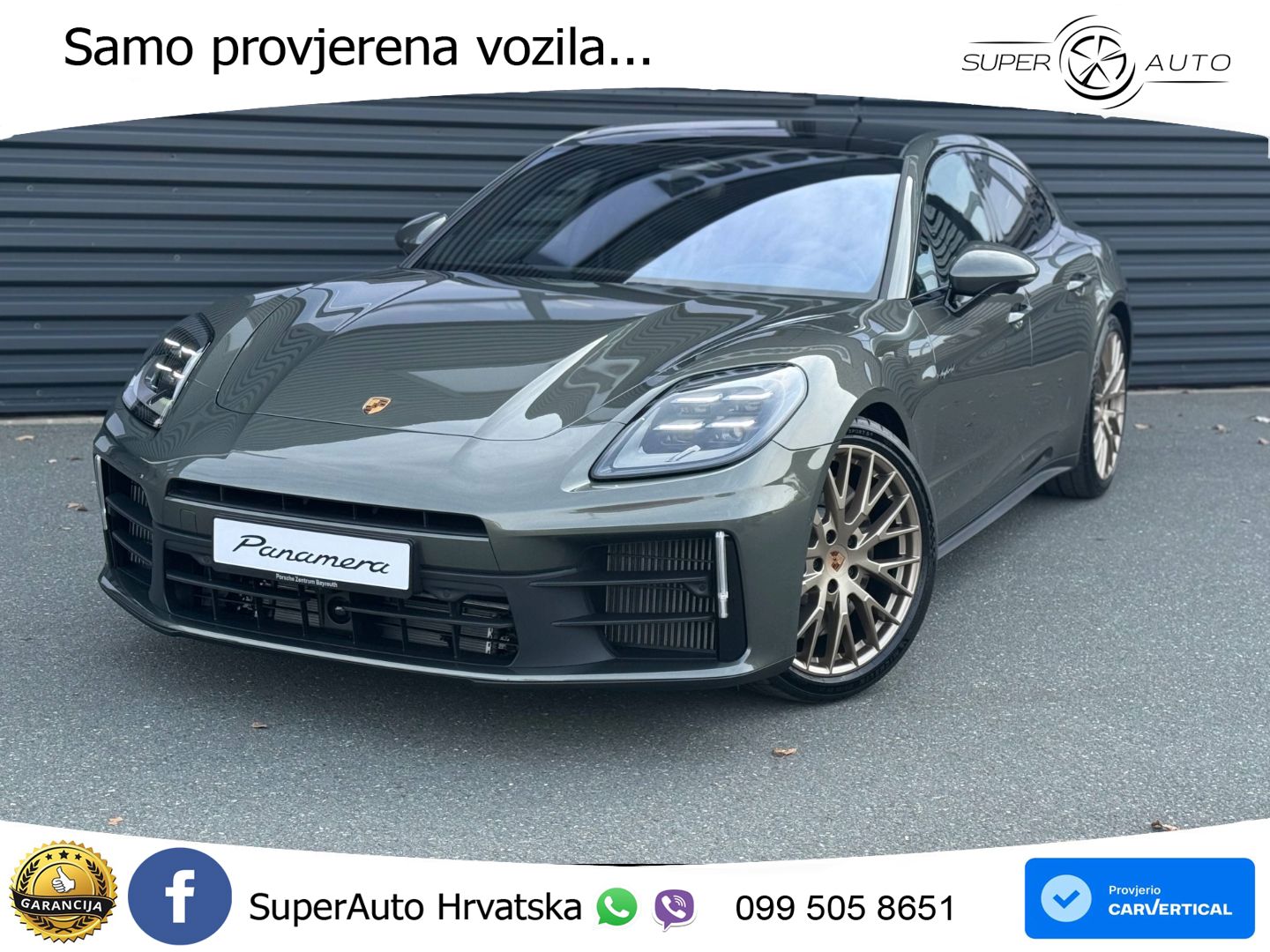 Porsche Panamera 4S 2.9 V6 (544 KS) E-Hybrid PDK LED+GR SJED+ACC