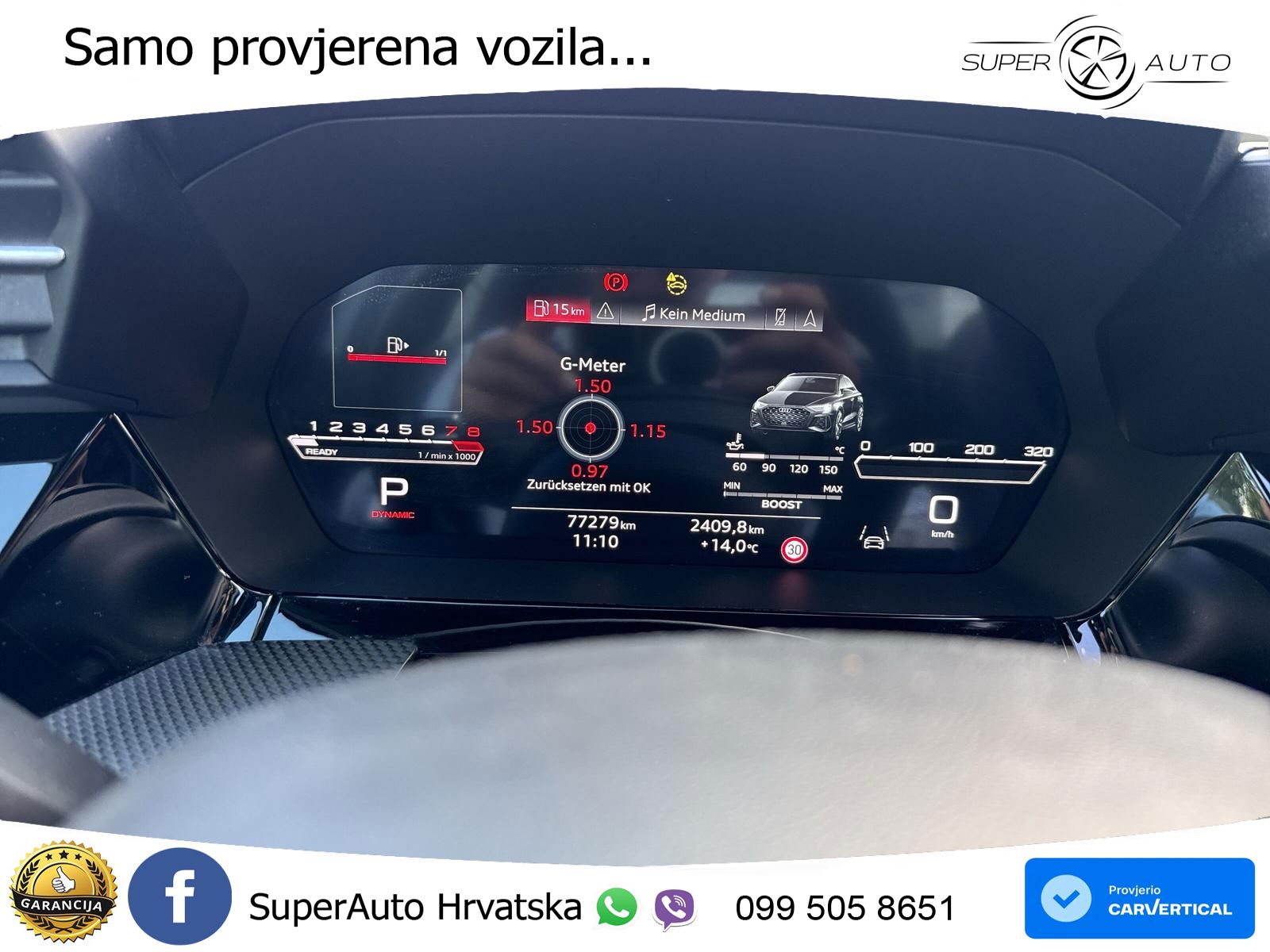 Audi RS3 Sportback 2.5 TFSI (400 KS) quattro S tronic LED+GR SJED+ACC