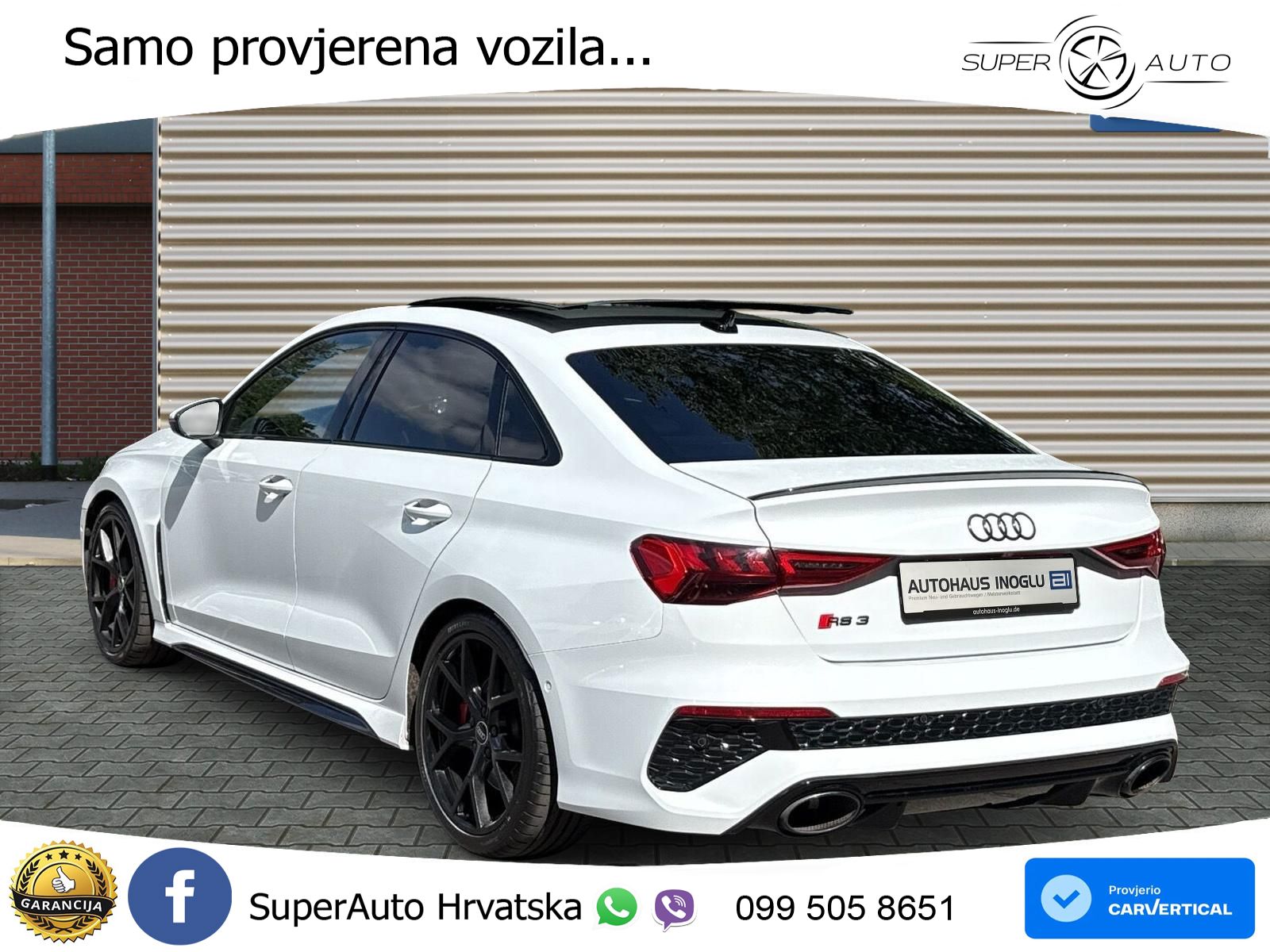 Audi RS3 Sportback 2.5 TFSI (400 KS) quattro S tronic LED+GR SJED+ACC