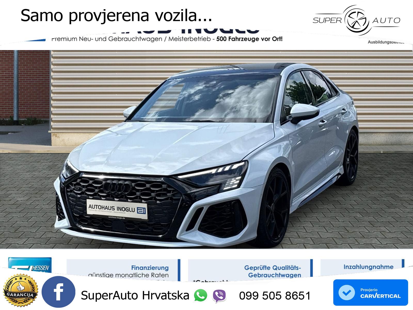 Audi RS3 Sportback 2.5 TFSI (400 KS) quattro S tronic LED+GR SJED+ACC