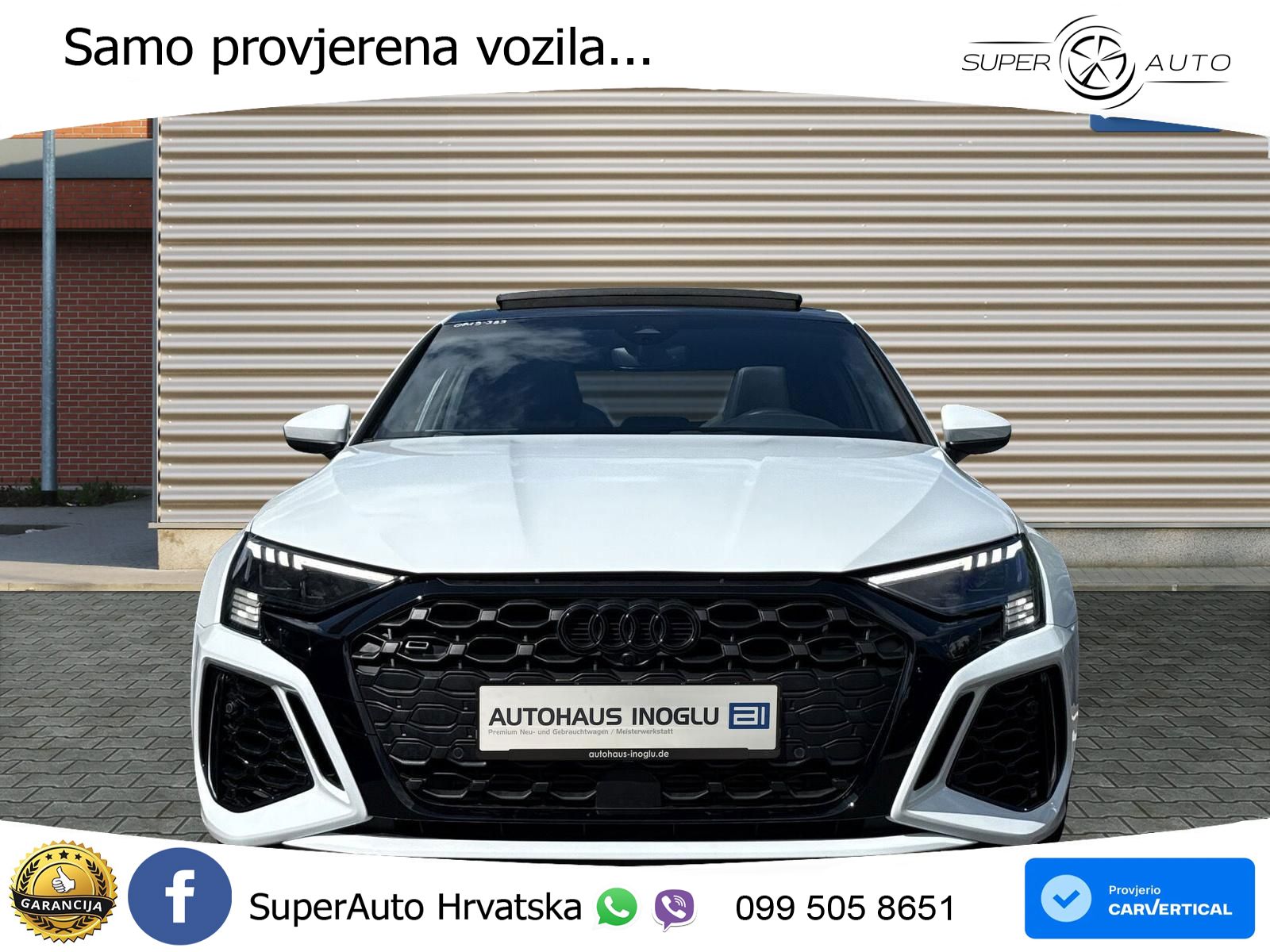 Audi RS3 Sportback 2.5 TFSI (400 KS) quattro S tronic LED+GR SJED+ACC