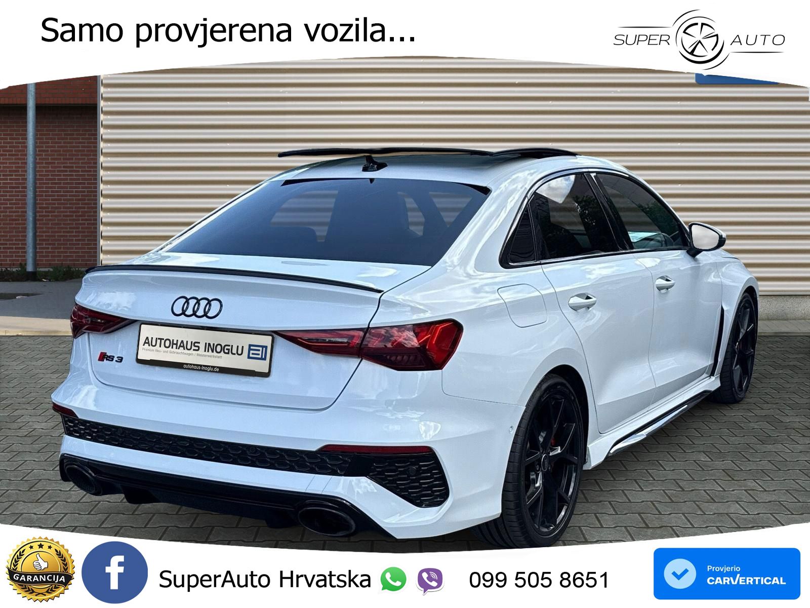 Audi RS3 Sportback 2.5 TFSI (400 KS) quattro S tronic LED+GR SJED+ACC