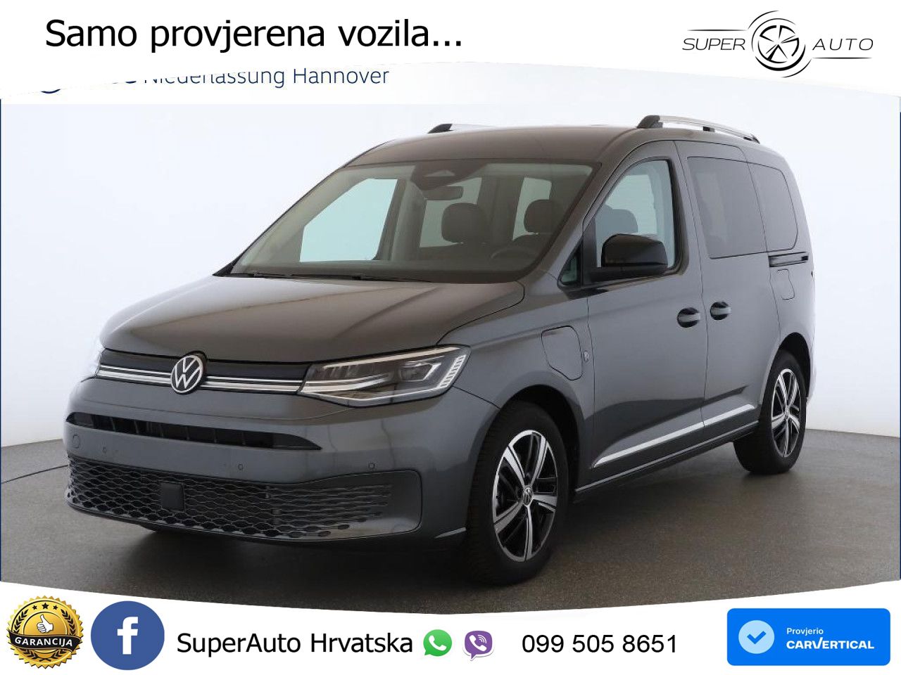 VW Caddy 116 KS LED+GR SJED+ACC