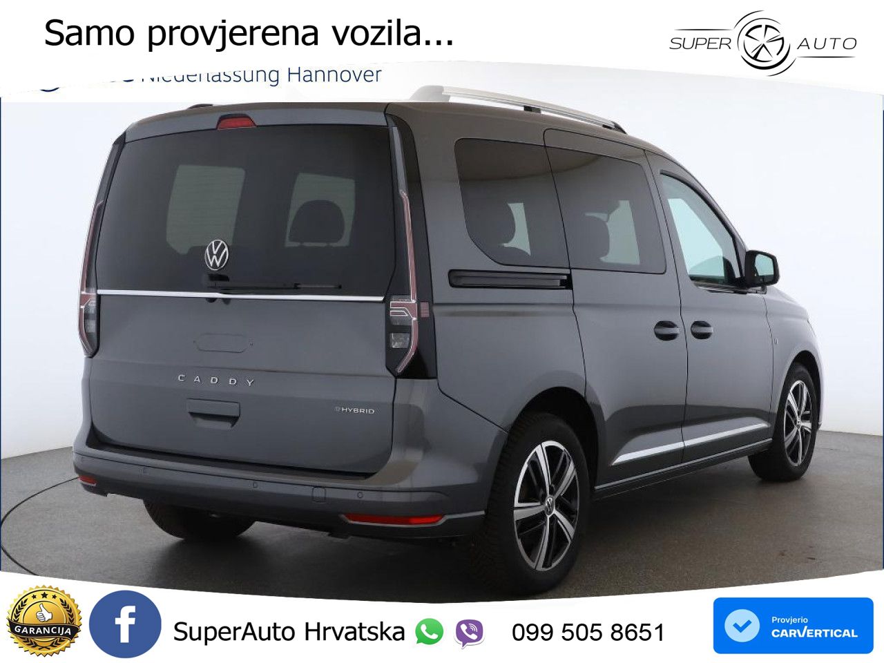 VW Caddy 116 KS LED+GR SJED+ACC