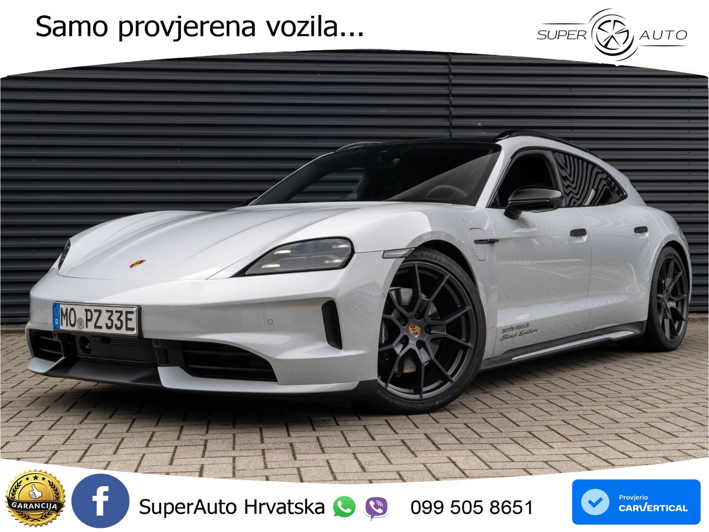 Porsche Taycan Sport Turismo 105 kWh (435 KS)