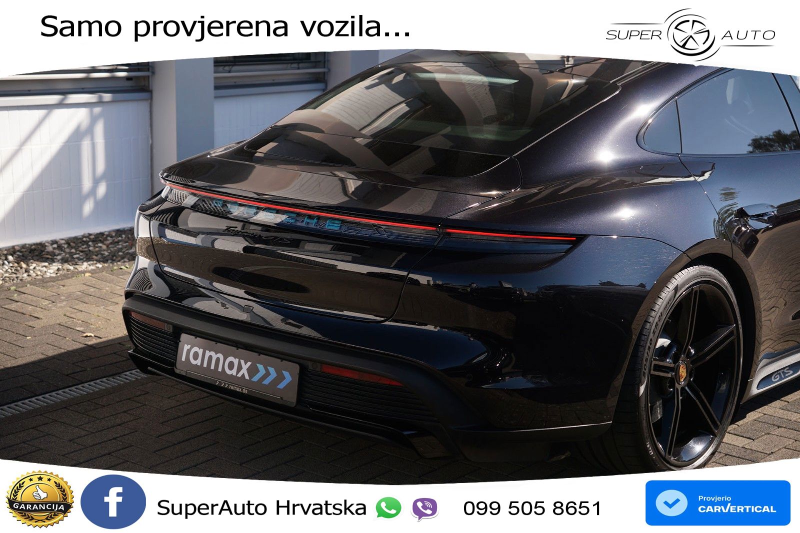 Porsche Taycan GTS Performance Plus 93.4 kWh (598 KS)