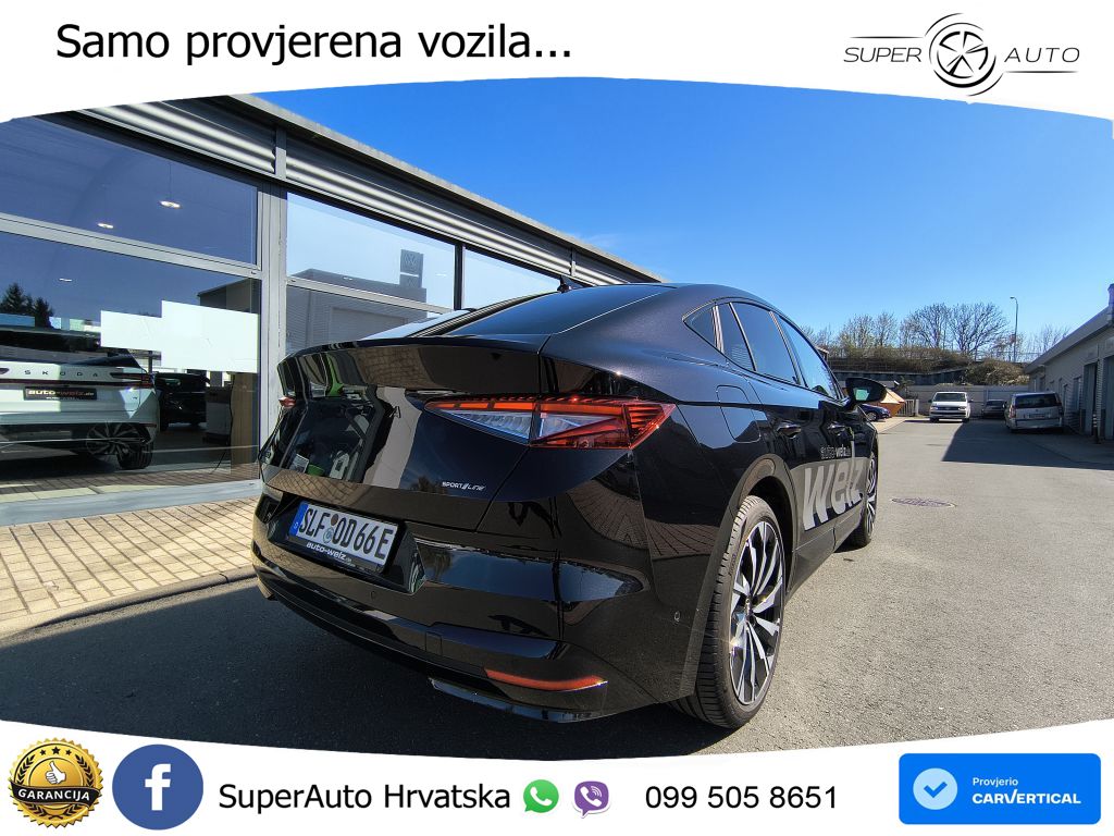 Škoda Enyaq Coupe iV 85 82 kWh (286 KS) SportLine LED+GR SJED+ACC