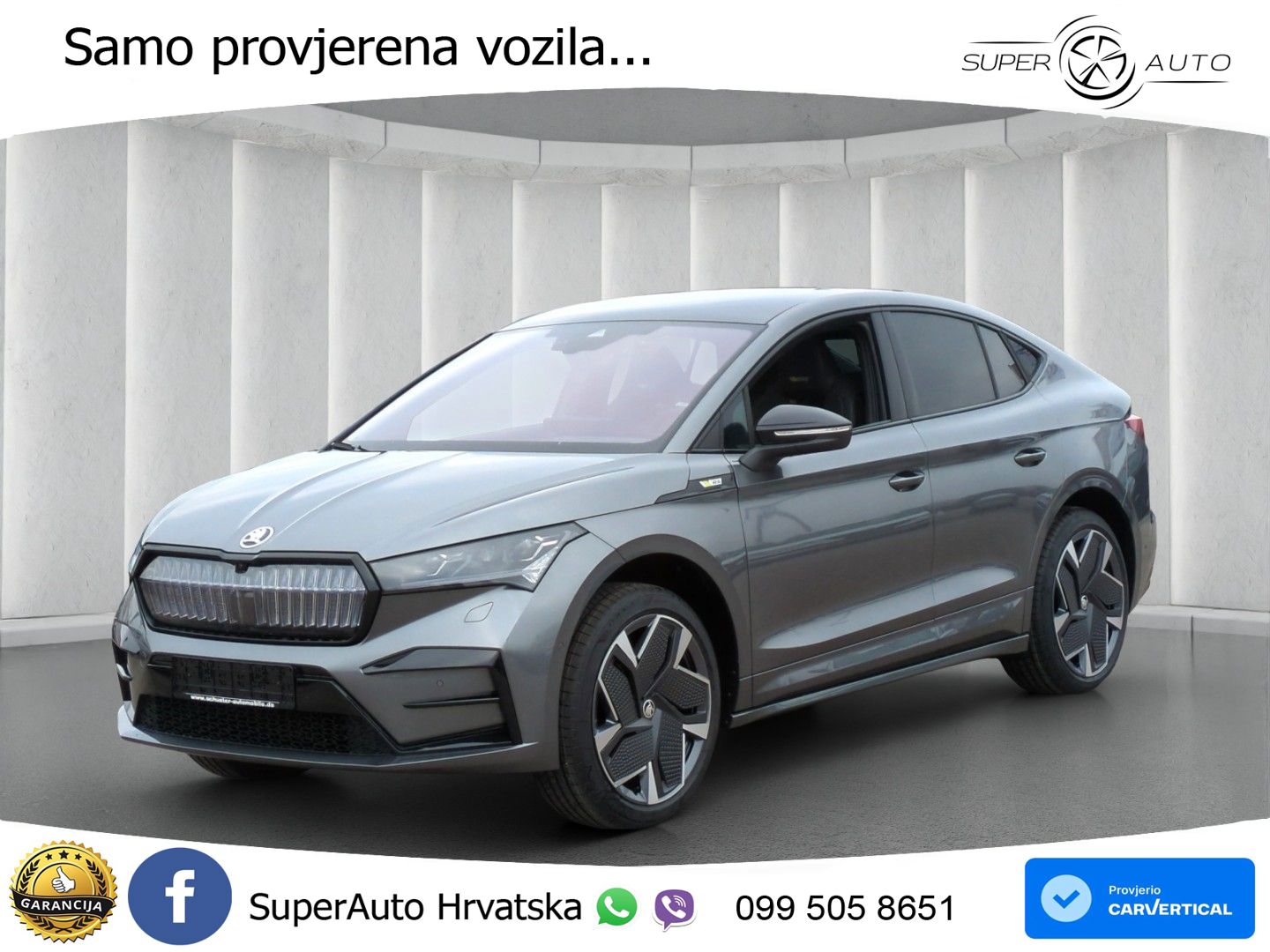 Škoda Enyaq Coupe iV RS 82 kWh (340 KS) AWD LED+GR SJED+ACC