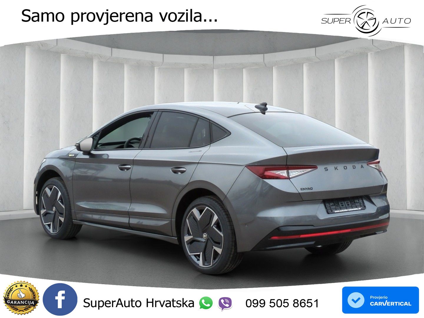 Škoda Enyaq Coupe iV RS 82 kWh (340 KS) AWD LED+GR SJED+ACC