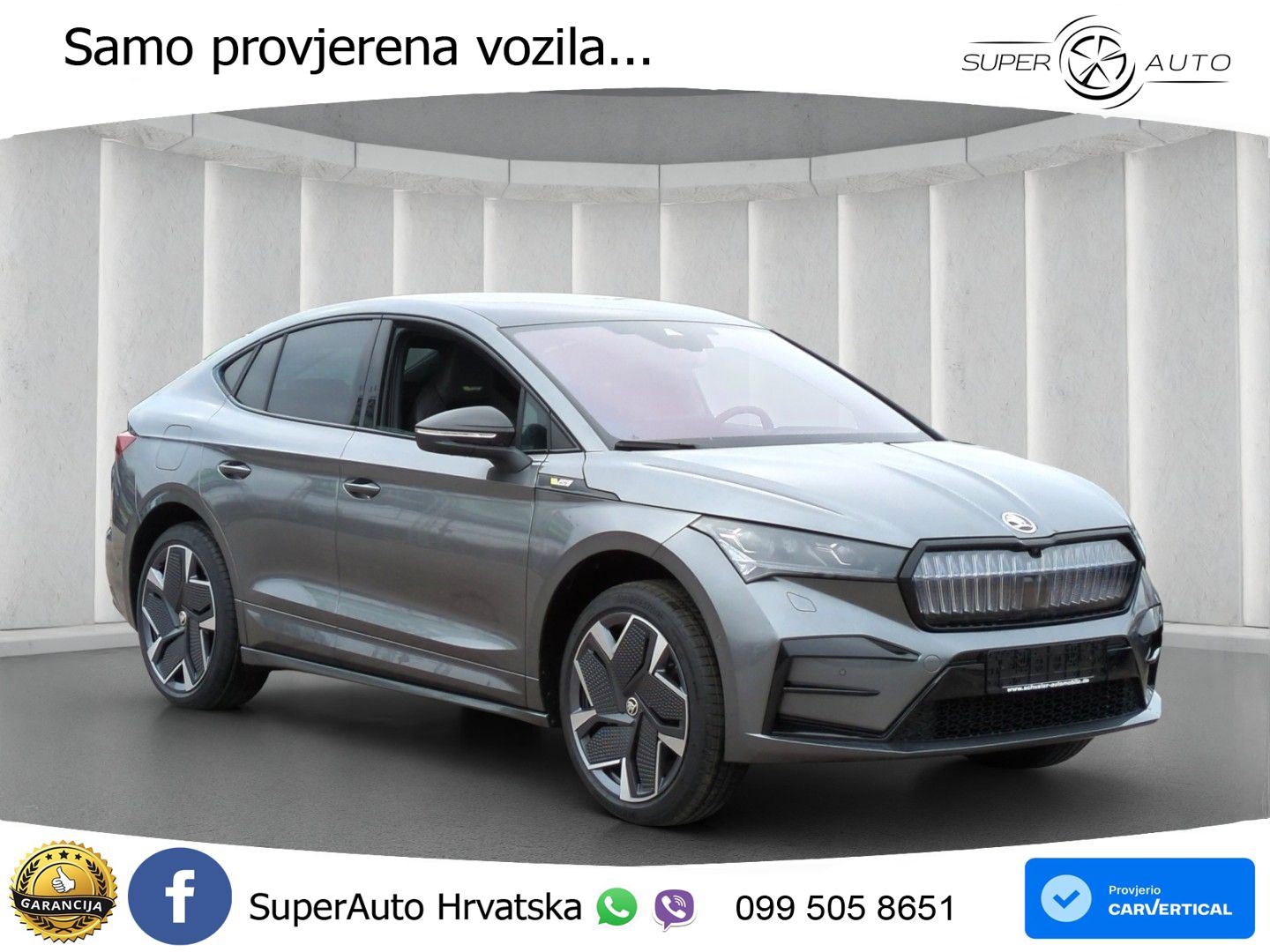 Škoda Enyaq Coupe iV RS 82 kWh (340 KS) AWD LED+GR SJED+ACC