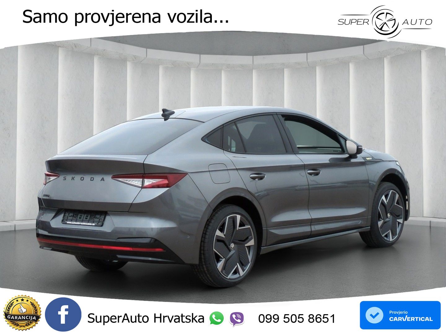 Škoda Enyaq Coupe iV RS 82 kWh (340 KS) AWD LED+GR SJED+ACC