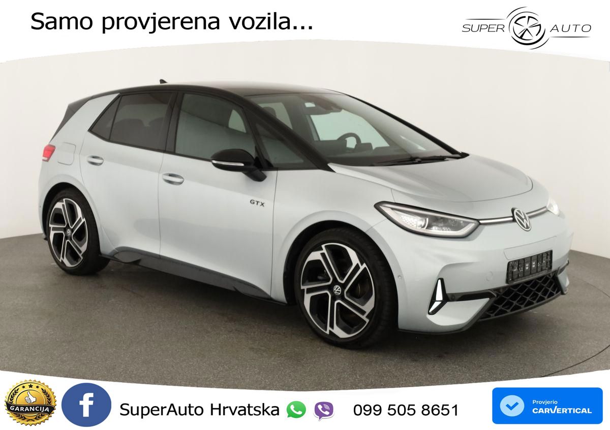 Volkswagen ID.3 GTX 84 kWh (286 KS) LED+GR SJED+ACC