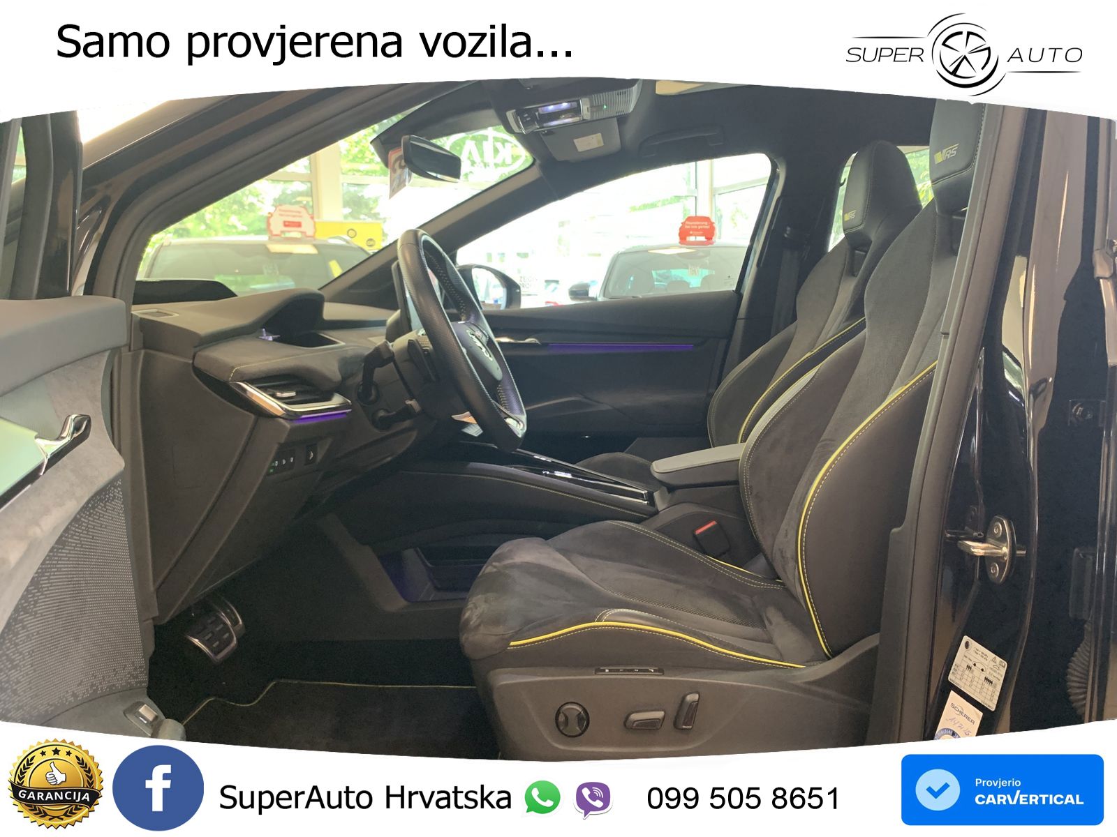 Škoda Enyaq iV RS 82 kWh (299 KS) AWD LED+GR SJED+ACC