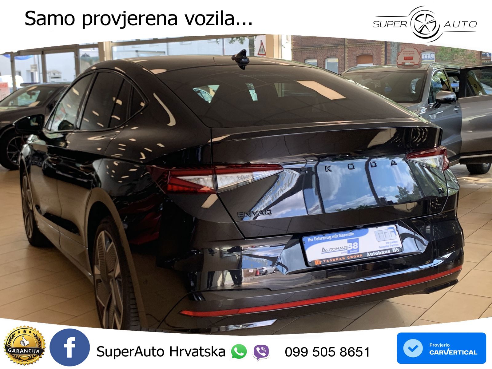 Škoda Enyaq iV RS 82 kWh (299 KS) AWD LED+GR SJED+ACC