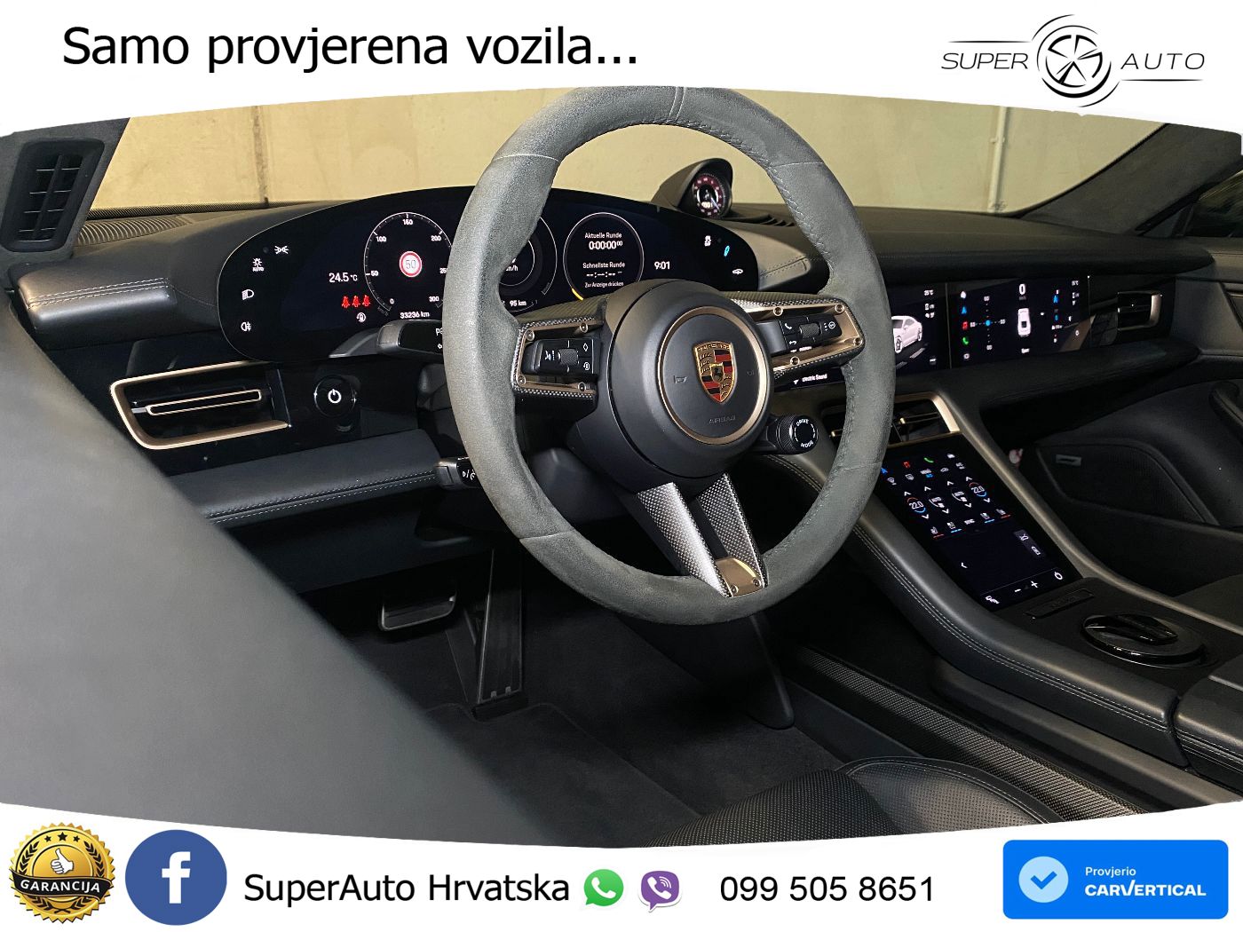 Porsche Taycan GTS Performance Plus 93.4 kWh (598 KS)