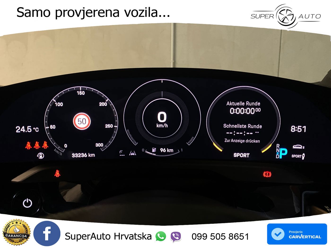 Porsche Taycan GTS Performance Plus 93.4 kWh (598 KS)