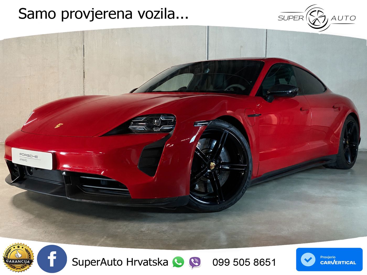 Porsche Taycan GTS Performance Plus 93.4 kWh (598 KS)