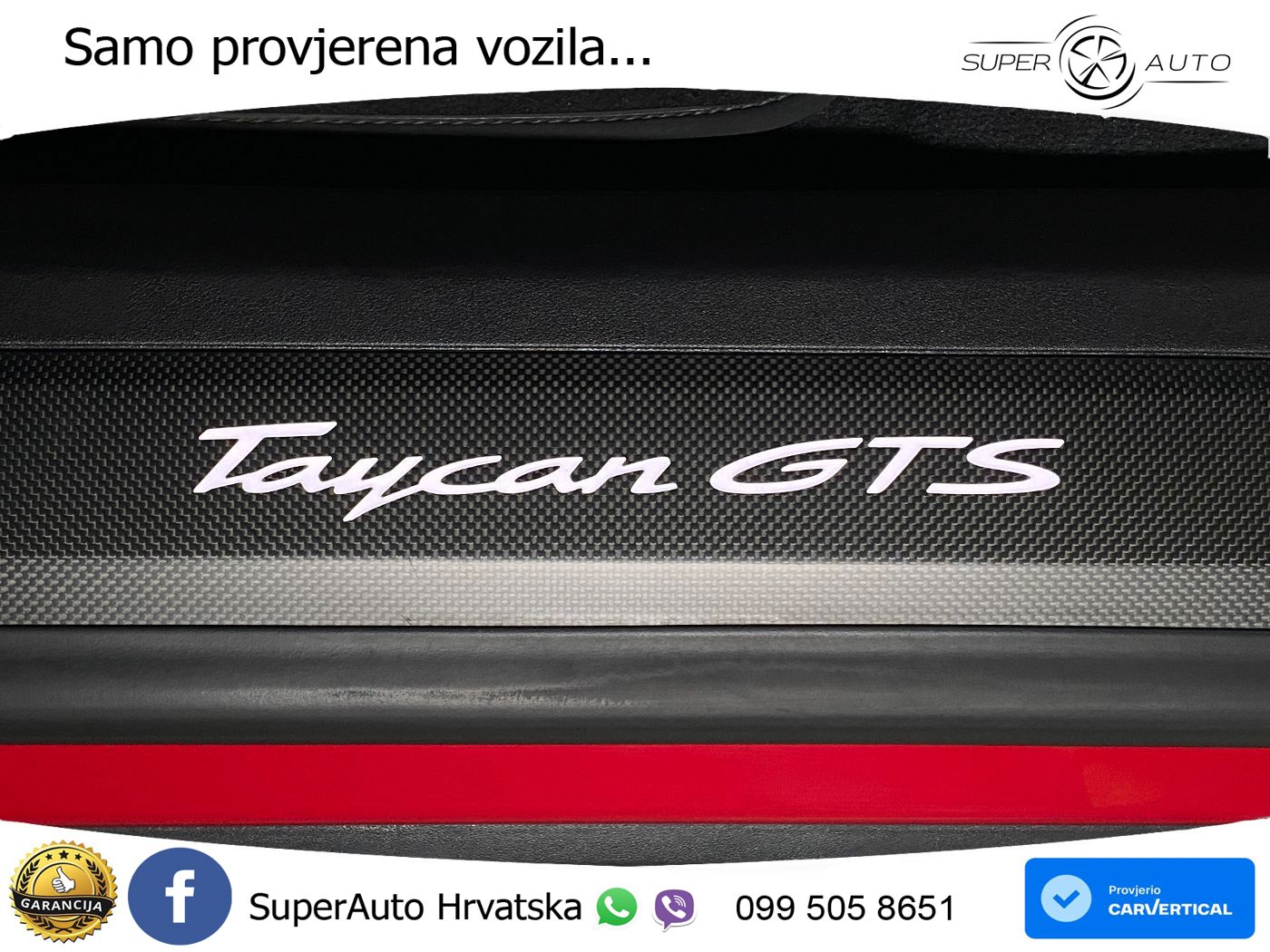 Porsche Taycan GTS Performance Plus 93.4 kWh (598 KS)