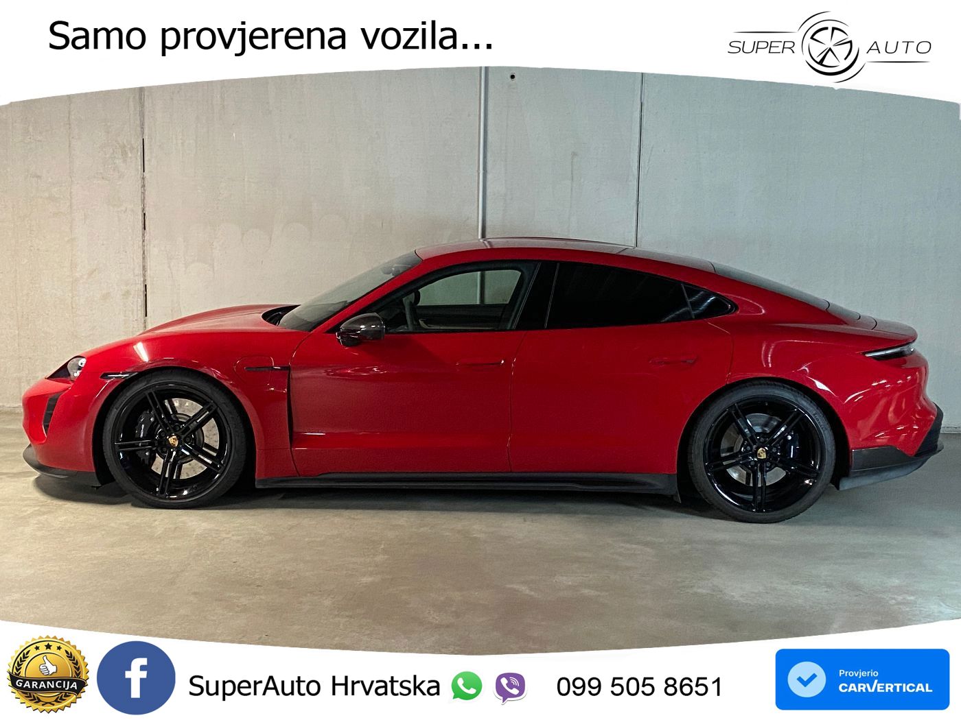Porsche Taycan GTS Performance Plus 93.4 kWh (598 KS)