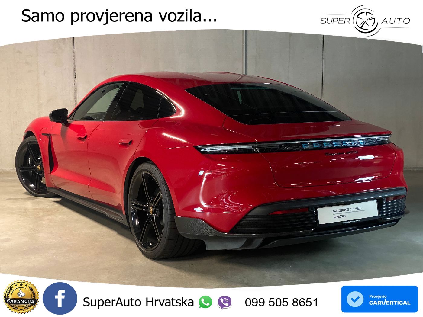Porsche Taycan GTS Performance Plus 93.4 kWh (598 KS)
