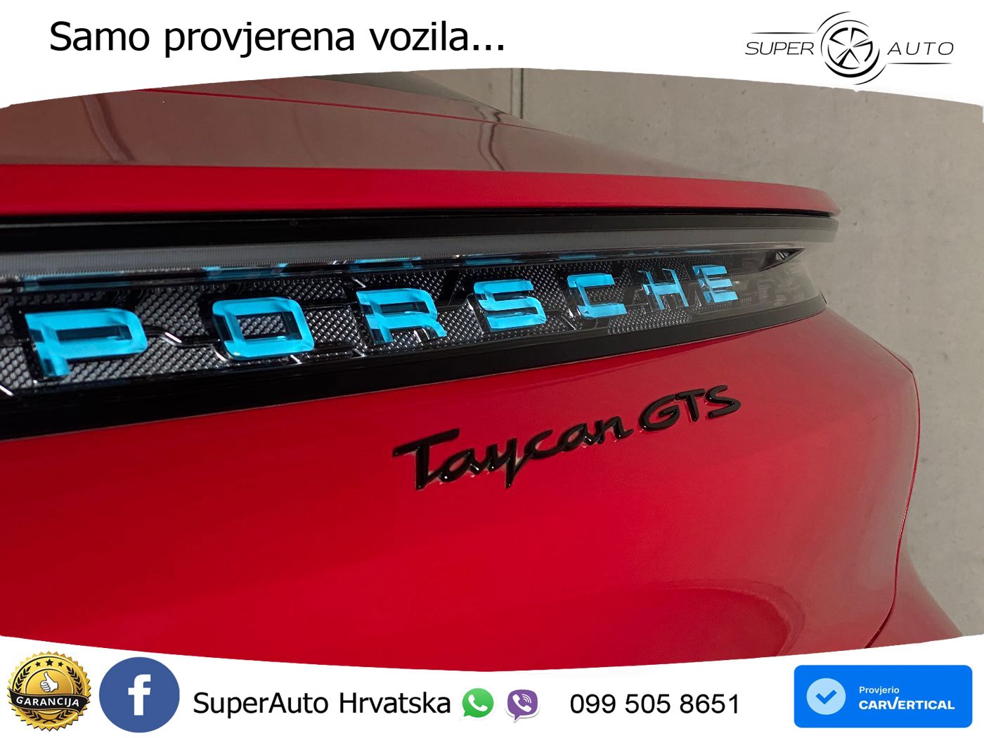Porsche Taycan GTS Performance Plus 93.4 kWh (598 KS)