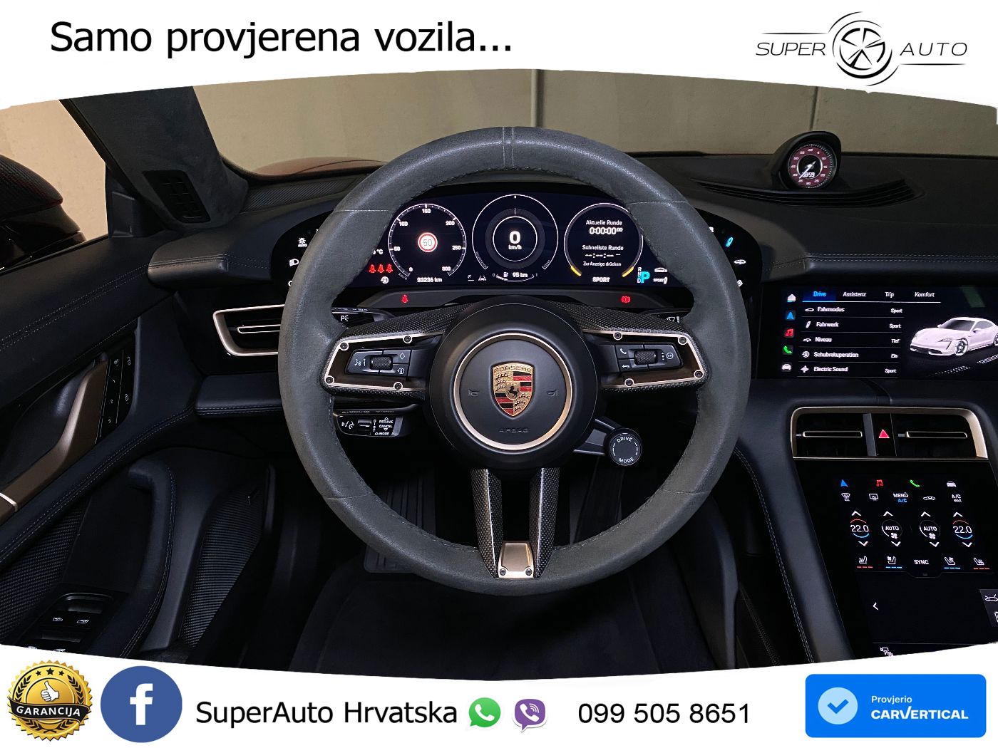 Porsche Taycan GTS Performance Plus 93.4 kWh (598 KS)