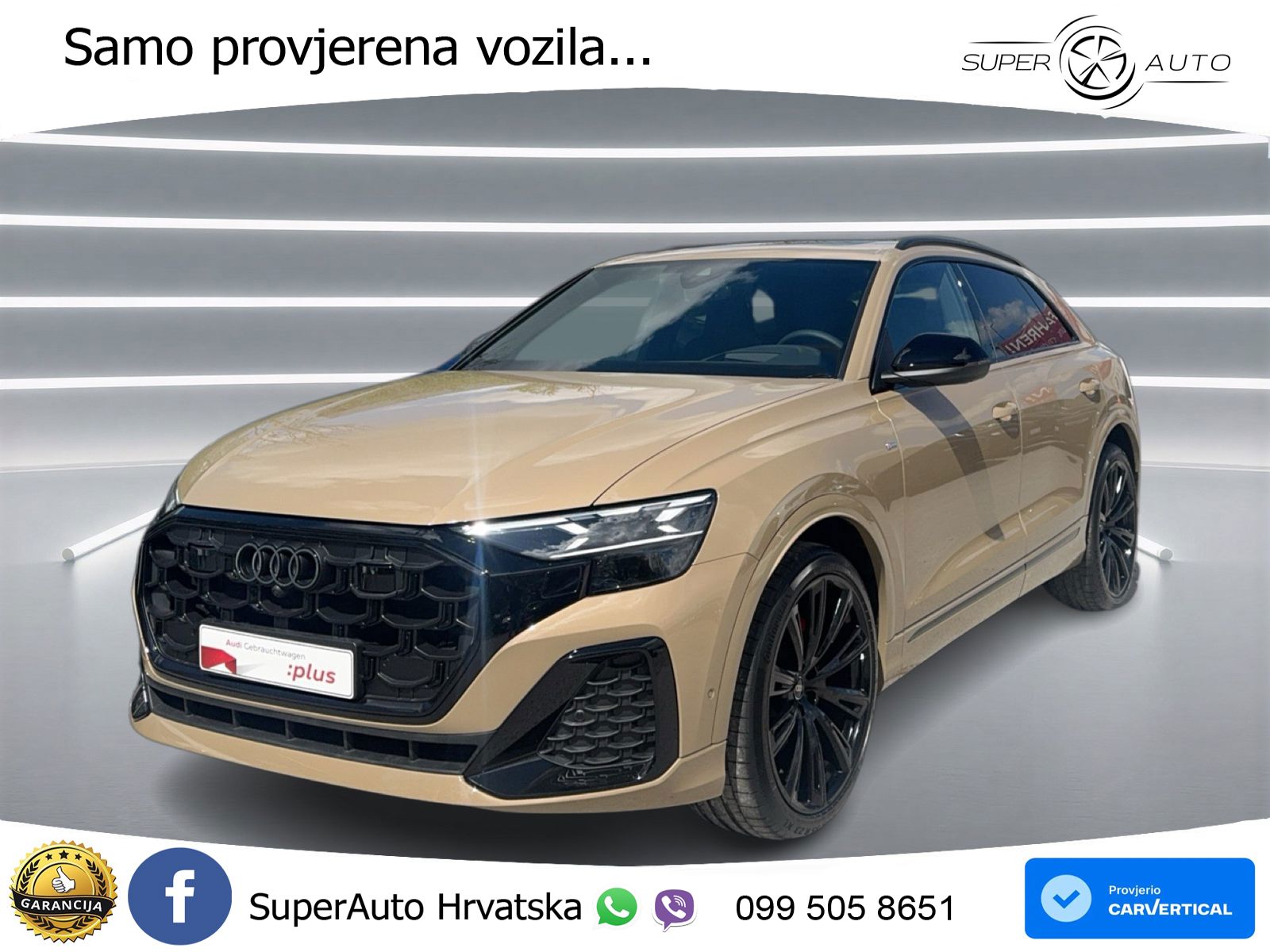 Audi Q8 50 TDI V6 (286 KS) quattro Tiptronic S line LED+GR SJED+ACC