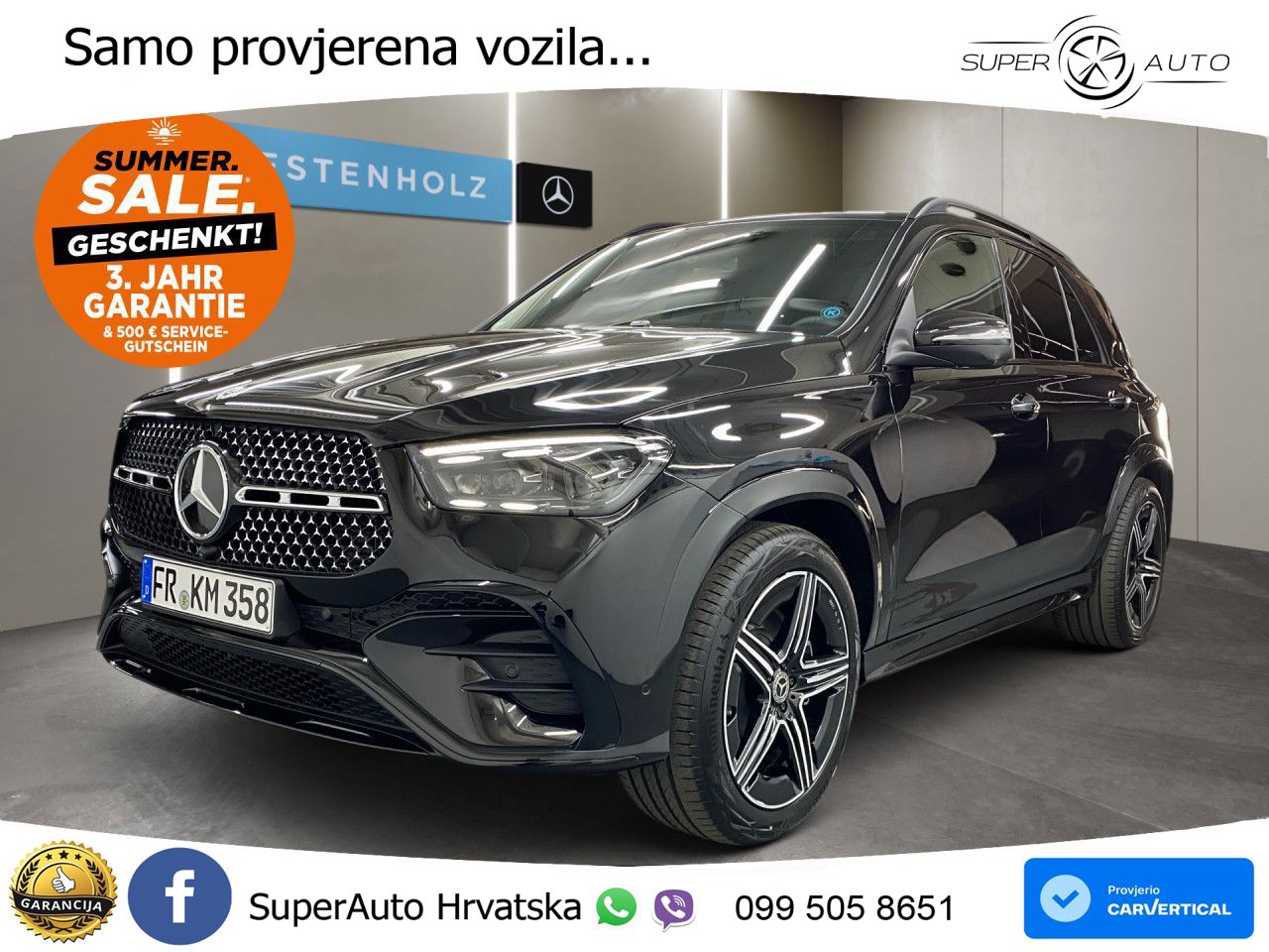 Mercedes GLE 450d (367 KS) EQ Boost 4MATIC 9G-TRONIC AMG LED+GR SJED+ACC