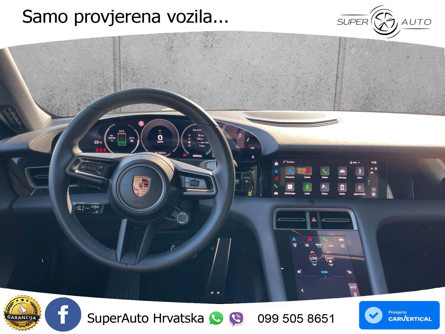 Porsche Taycan 105 kWh (435 KS)