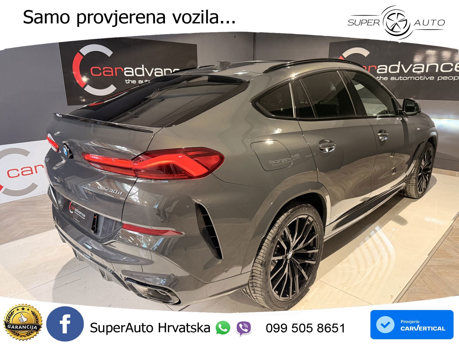 BMW X6 30d (298 KS) xDrive Steptronic M Sport LED+GR SJED+ACC
