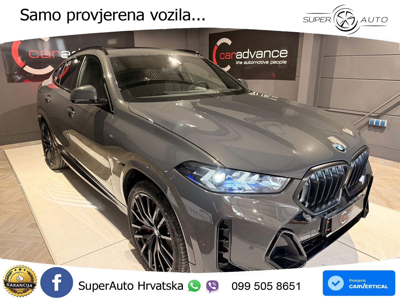 BMW X6 30d (298 KS) xDrive Steptronic M Sport LED+GR SJED+ACC