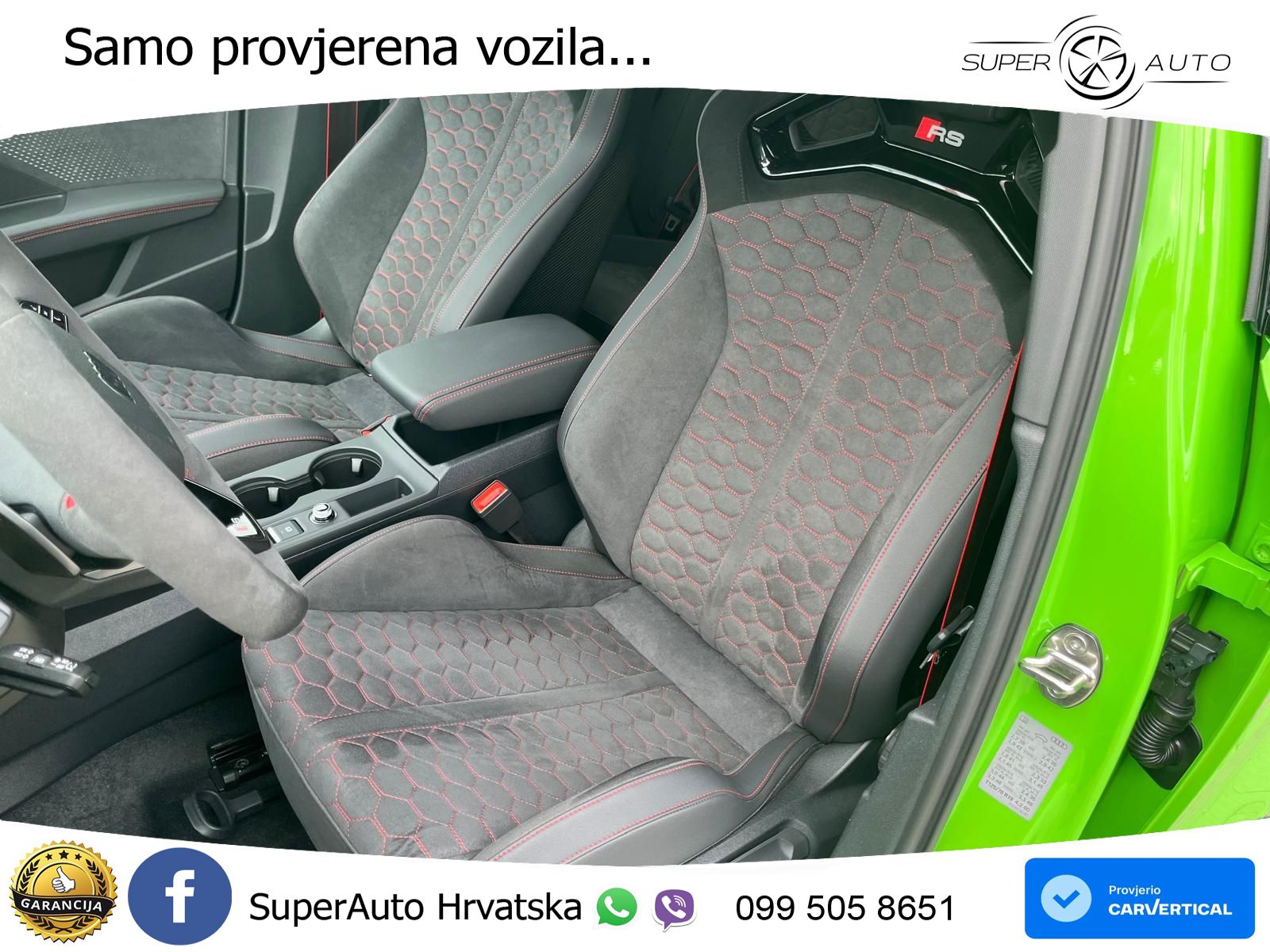 Audi RS3 Sedan 2.5 TFSI (400 KS) quattro S tronic LED+GR SJED+ACC