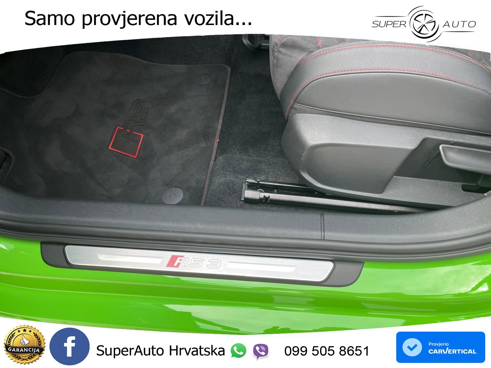 Audi RS3 Sedan 2.5 TFSI (400 KS) quattro S tronic LED+GR SJED+ACC