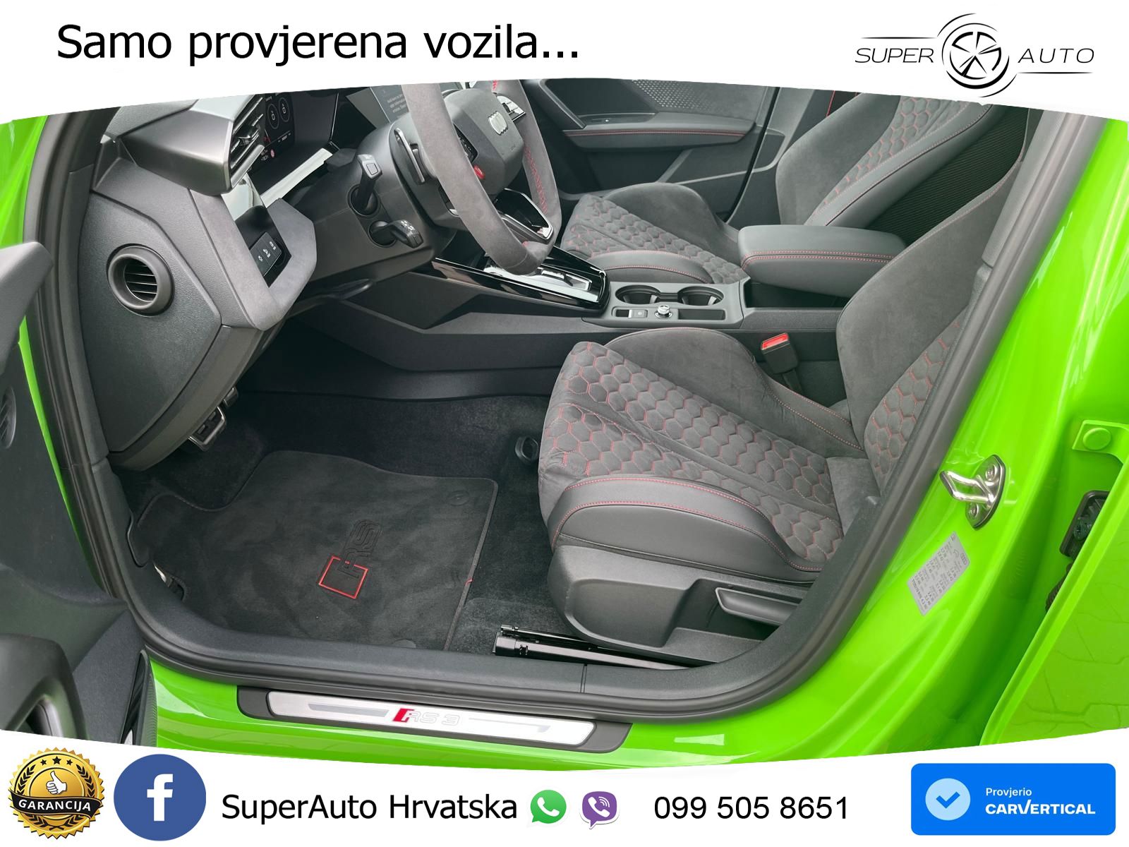 Audi RS3 Sedan 2.5 TFSI (400 KS) quattro S tronic LED+GR SJED+ACC