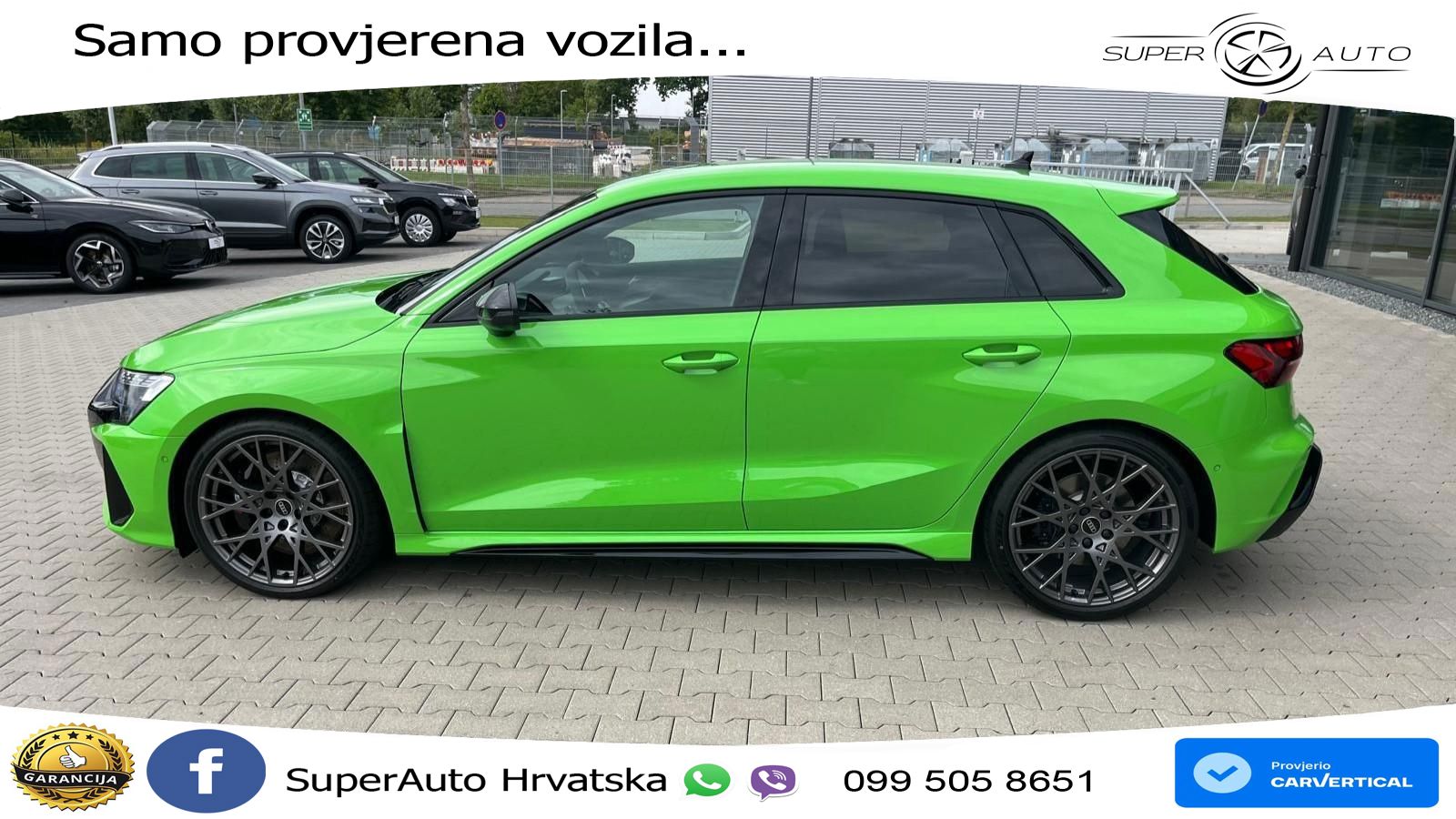 Audi RS3 Sedan 2.5 TFSI (400 KS) quattro S tronic LED+GR SJED+ACC