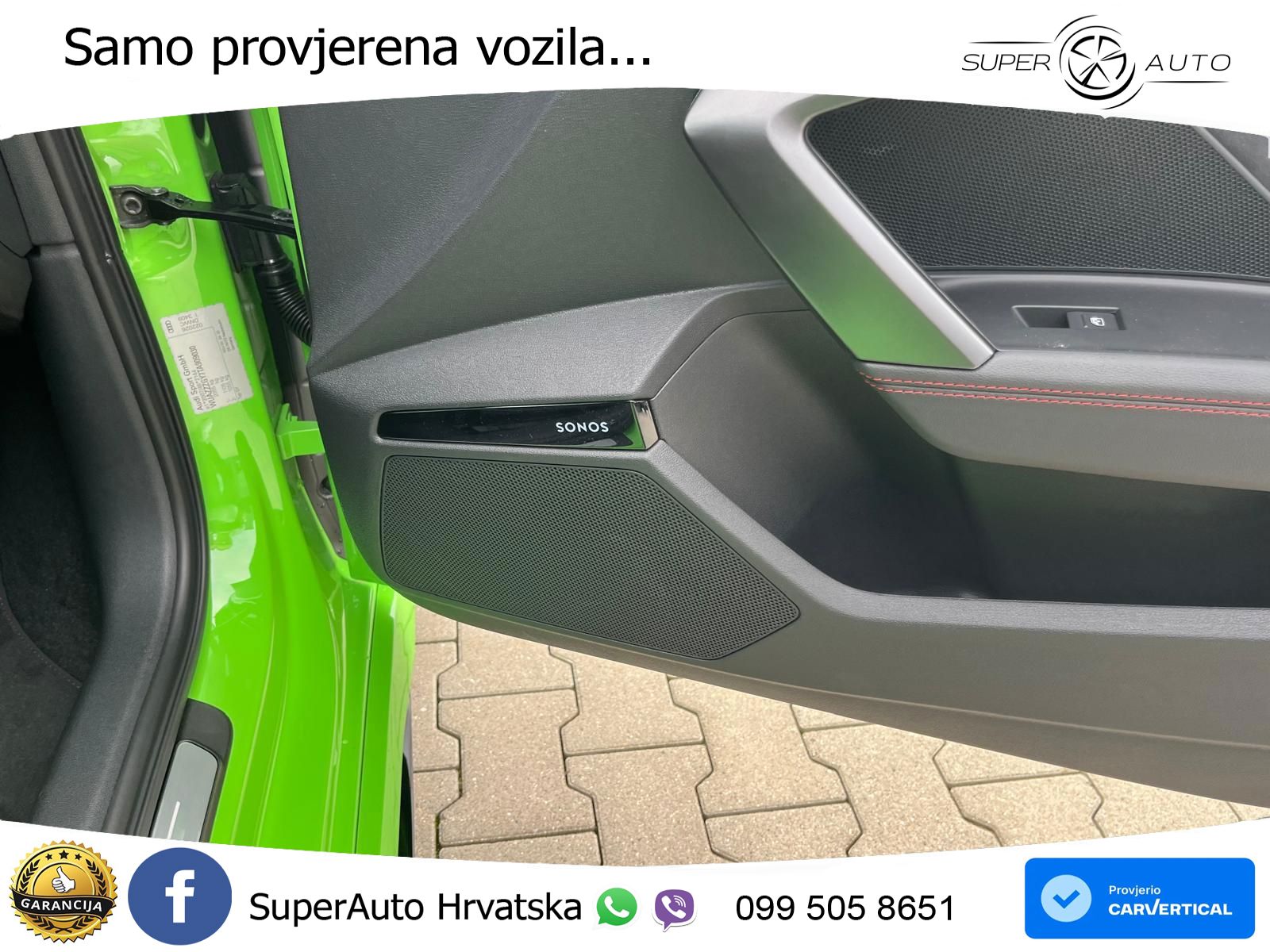 Audi RS3 Sedan 2.5 TFSI (400 KS) quattro S tronic LED+GR SJED+ACC