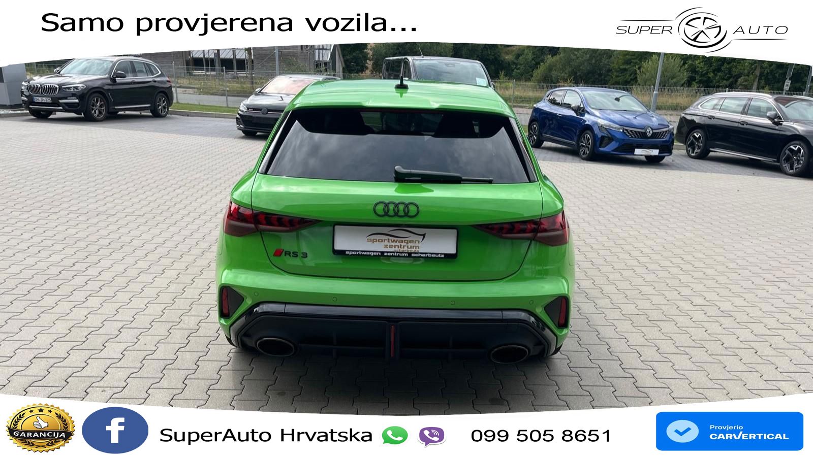 Audi RS3 Sedan 2.5 TFSI (400 KS) quattro S tronic LED+GR SJED+ACC