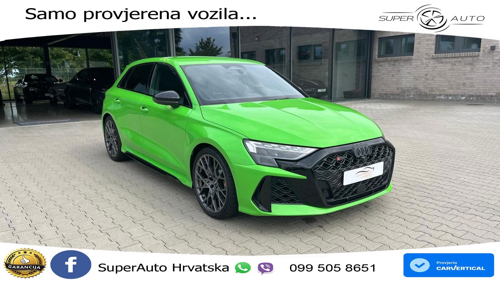 Audi RS3 Sedan 2.5 TFSI (400 KS) quattro S tronic LED+GR SJED+ACC