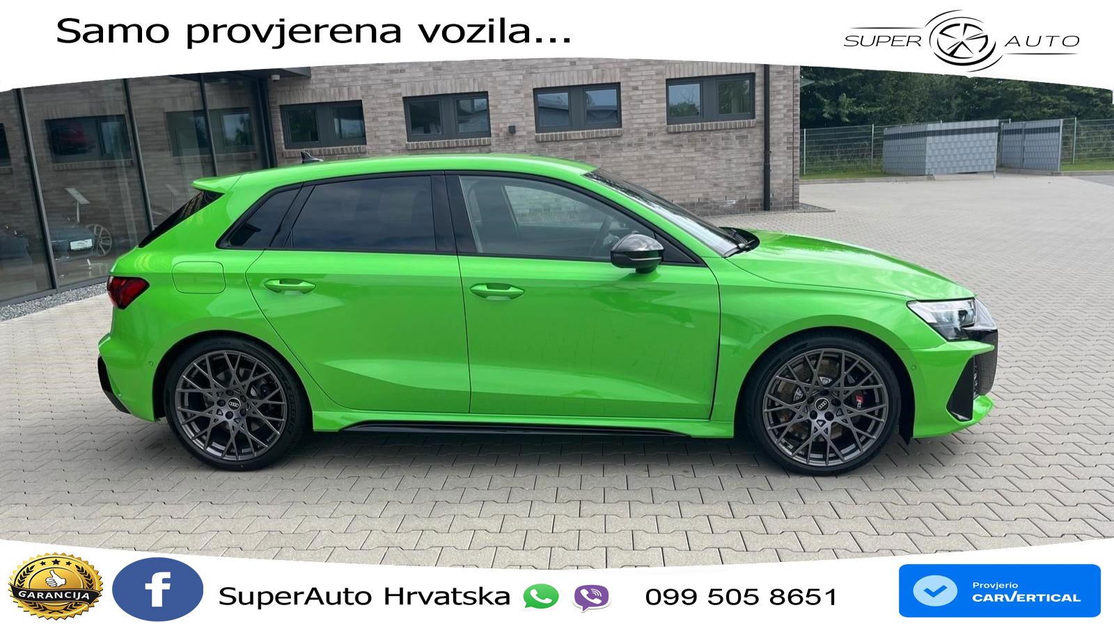 Audi RS3 Sedan 2.5 TFSI (400 KS) quattro S tronic LED+GR SJED+ACC