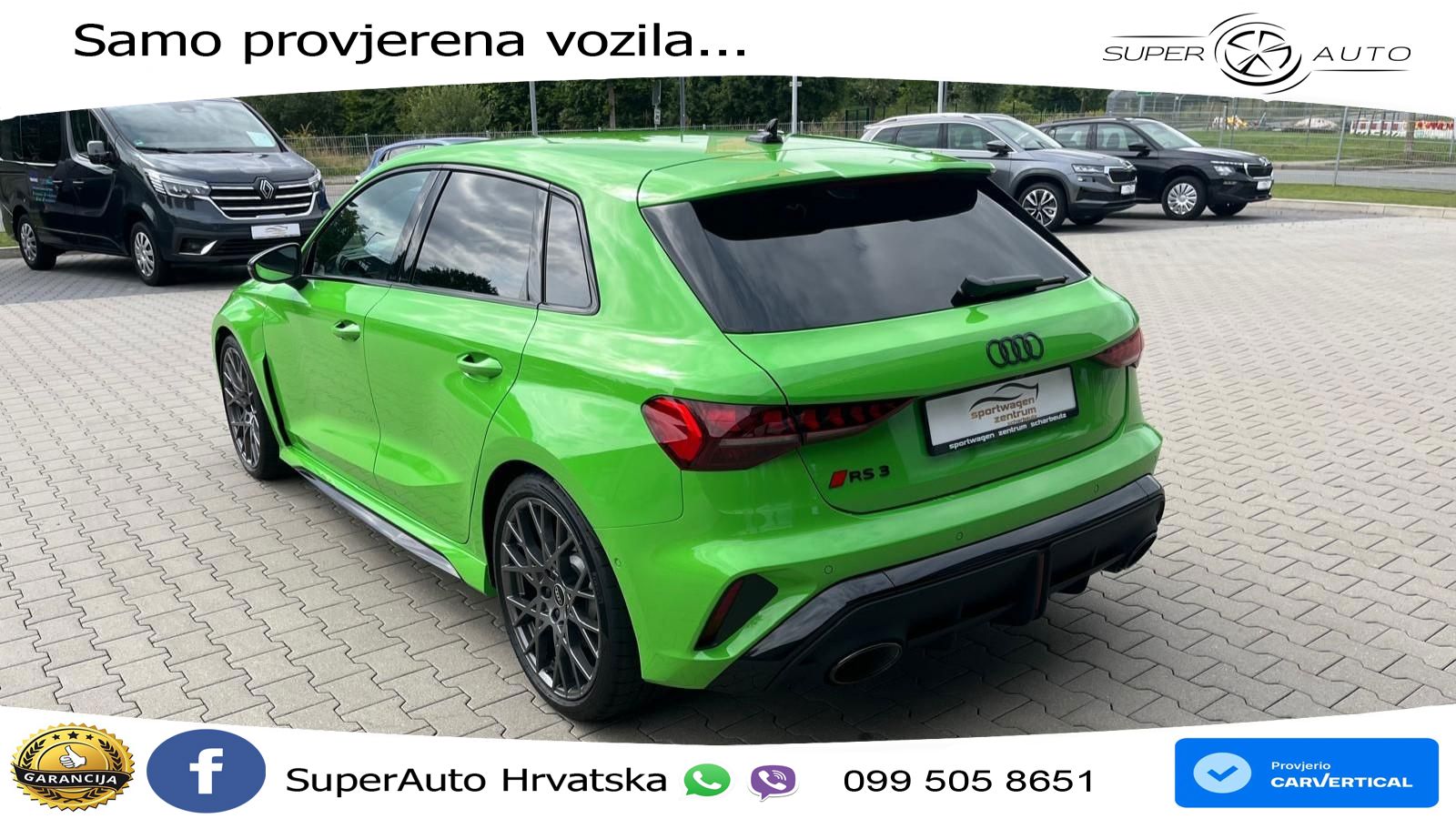 Audi RS3 Sedan 2.5 TFSI (400 KS) quattro S tronic LED+GR SJED+ACC