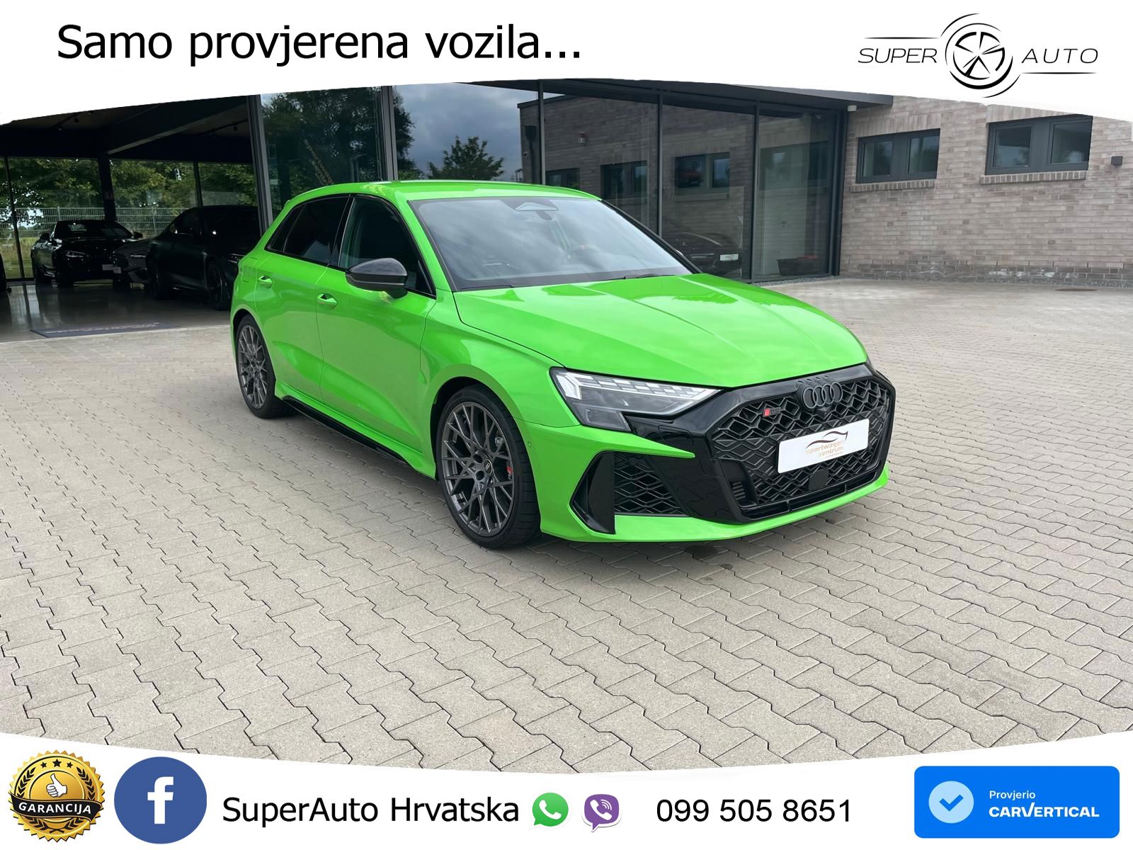 Audi RS3 Sedan 2.5 TFSI (400 KS) quattro S tronic LED+GR SJED+ACC