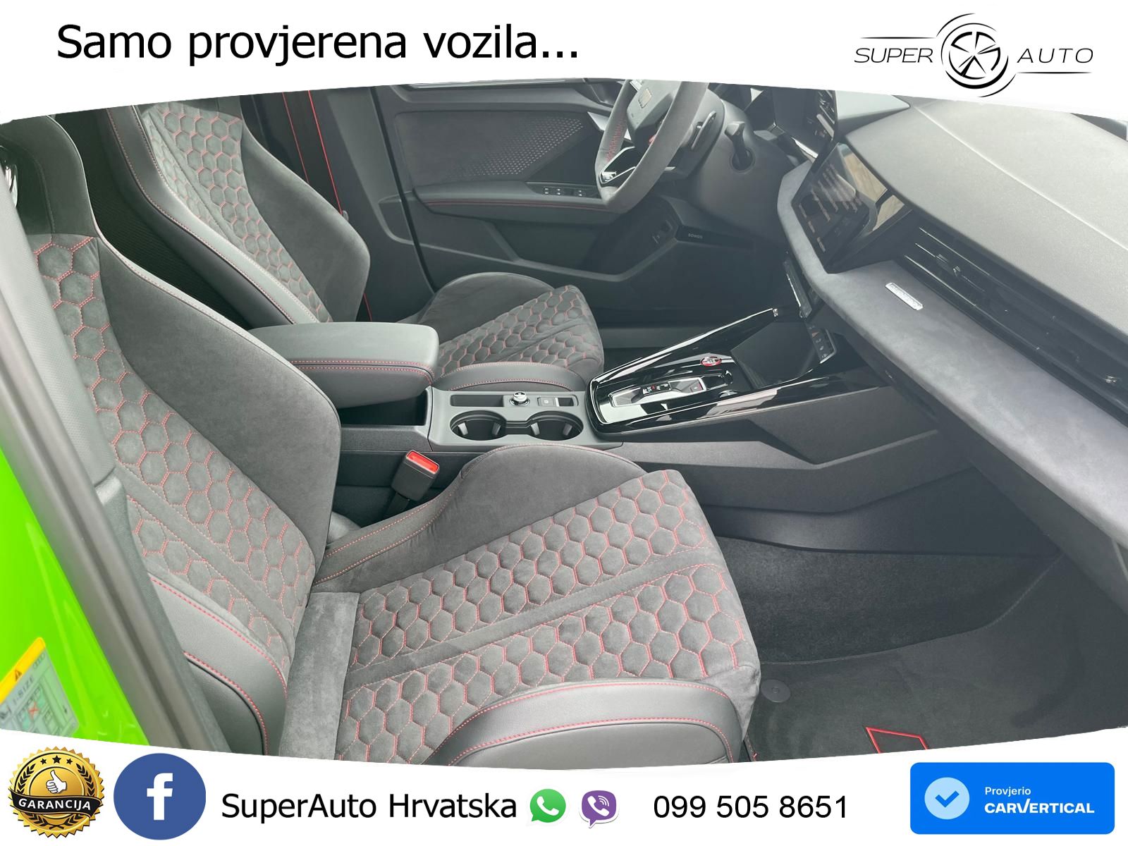 Audi RS3 Sedan 2.5 TFSI (400 KS) quattro S tronic LED+GR SJED+ACC