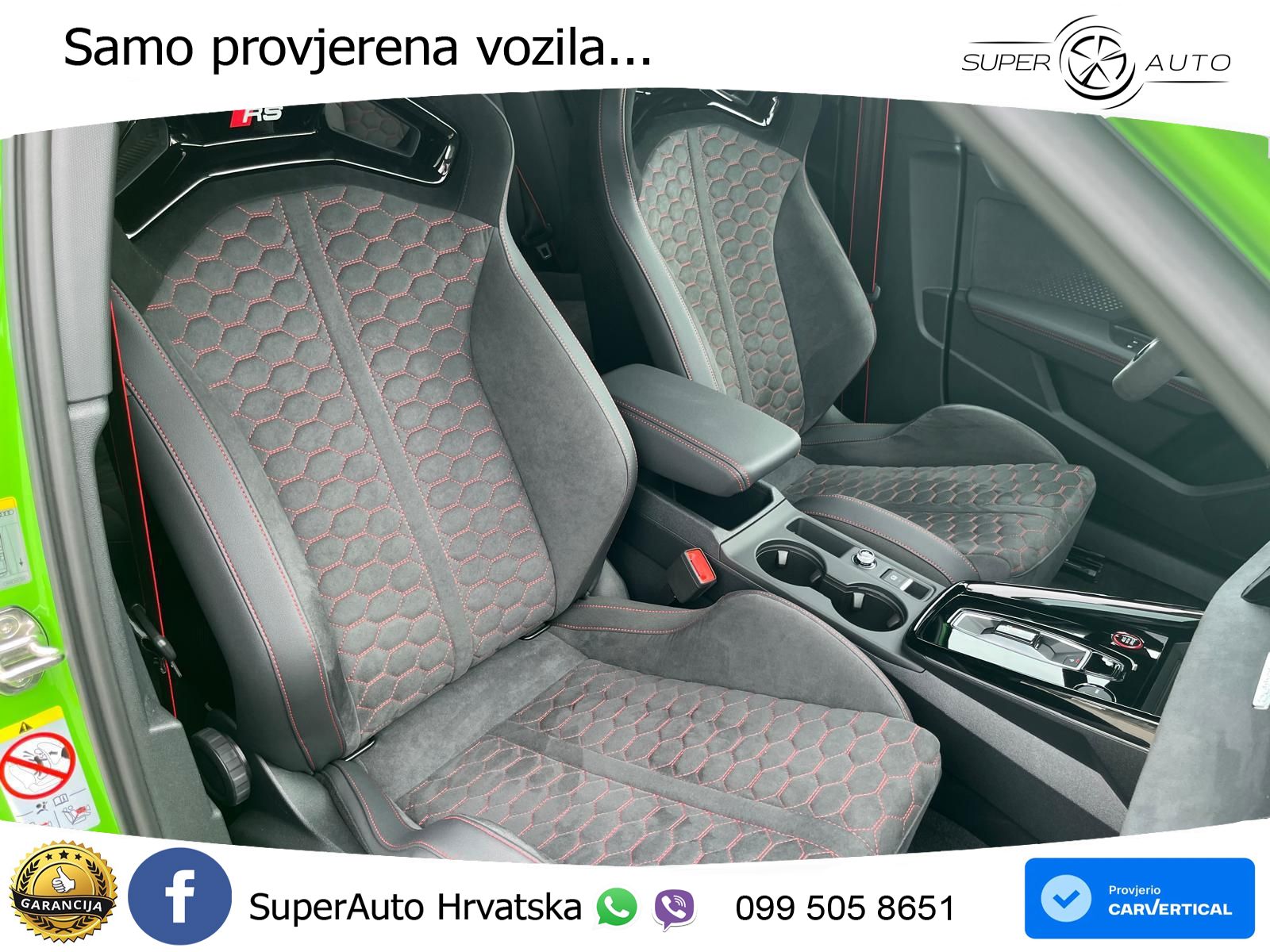 Audi RS3 Sedan 2.5 TFSI (400 KS) quattro S tronic LED+GR SJED+ACC