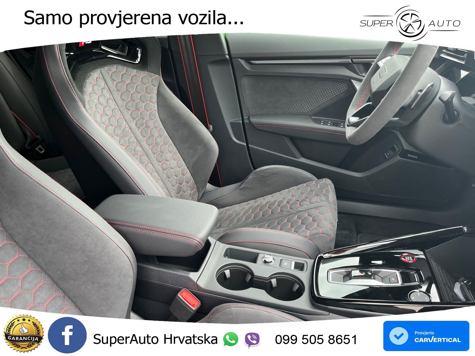 Audi RS3 Sedan 2.5 TFSI (400 KS) quattro S tronic LED+GR SJED+ACC
