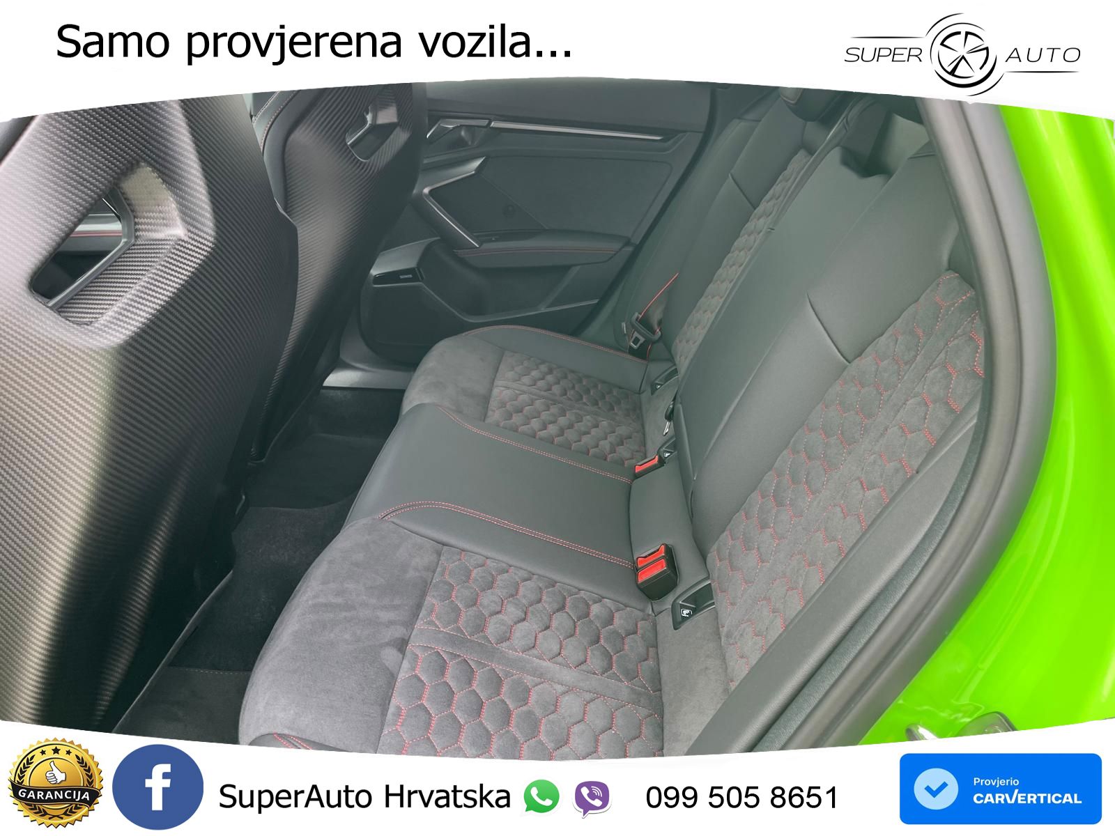Audi RS3 Sedan 2.5 TFSI (400 KS) quattro S tronic LED+GR SJED+ACC