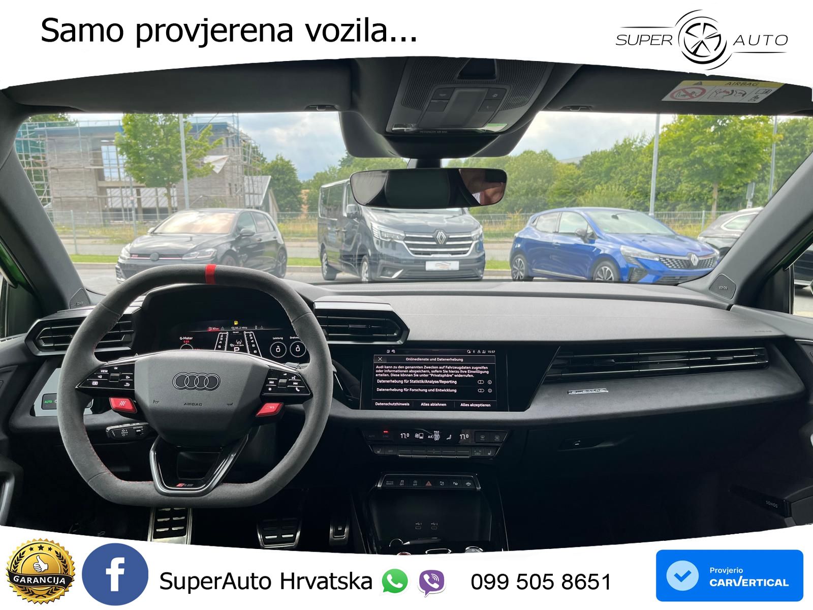 Audi RS3 Sedan 2.5 TFSI (400 KS) quattro S tronic LED+GR SJED+ACC