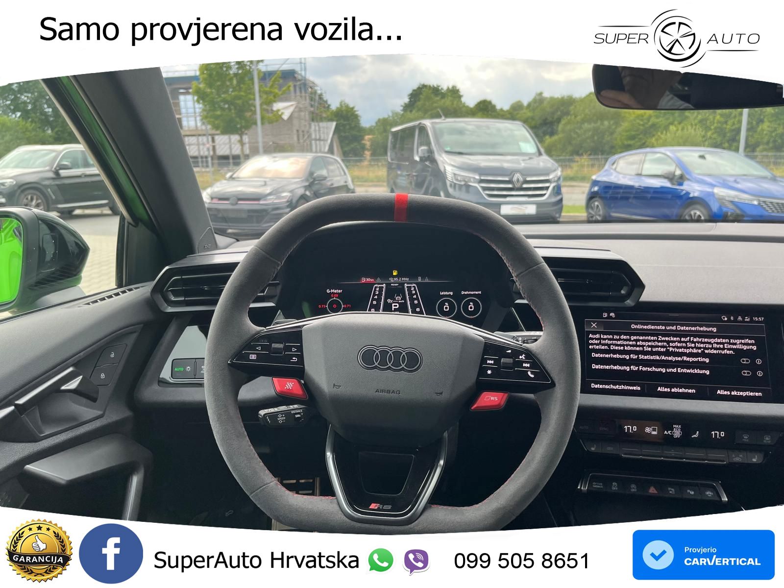 Audi RS3 Sedan 2.5 TFSI (400 KS) quattro S tronic LED+GR SJED+ACC